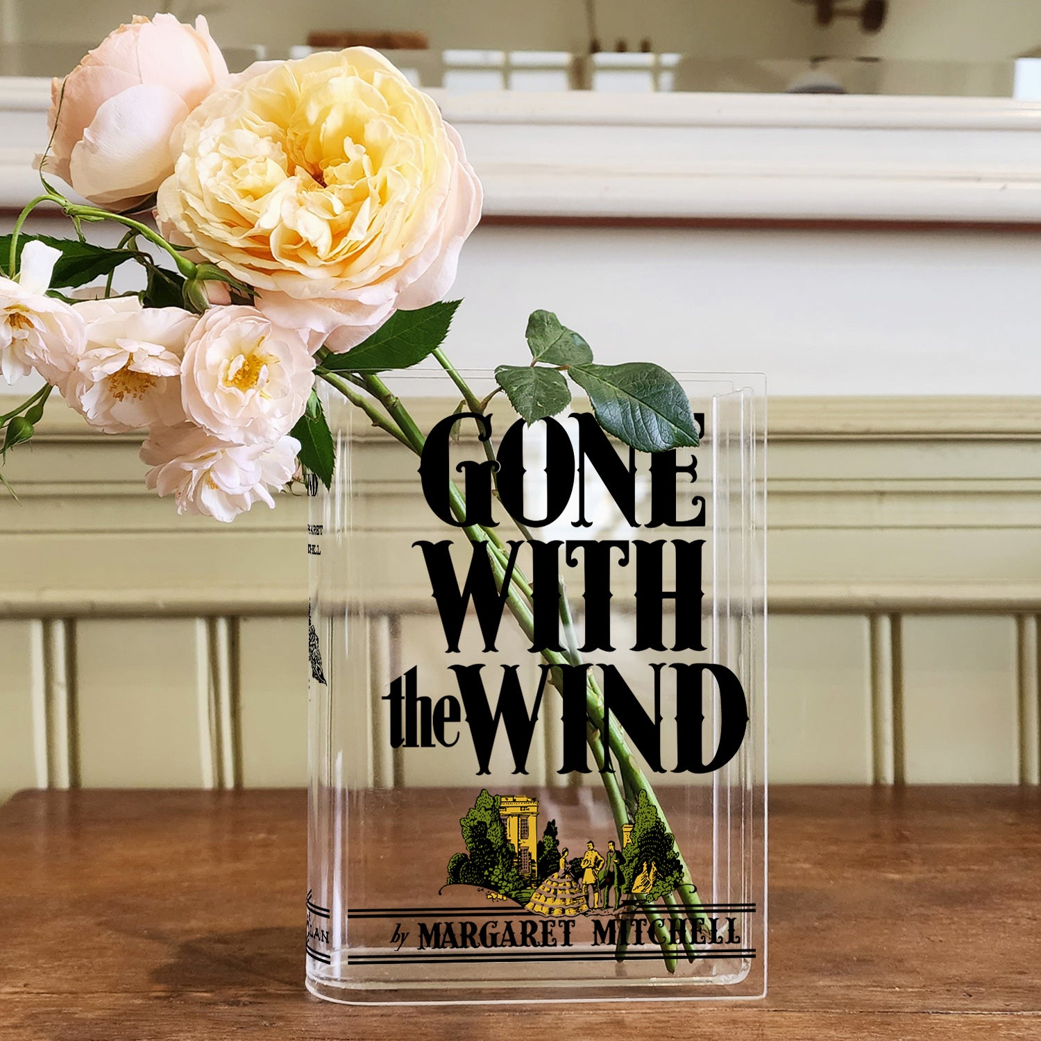 Gone with the Wind Acrylic Book Vase