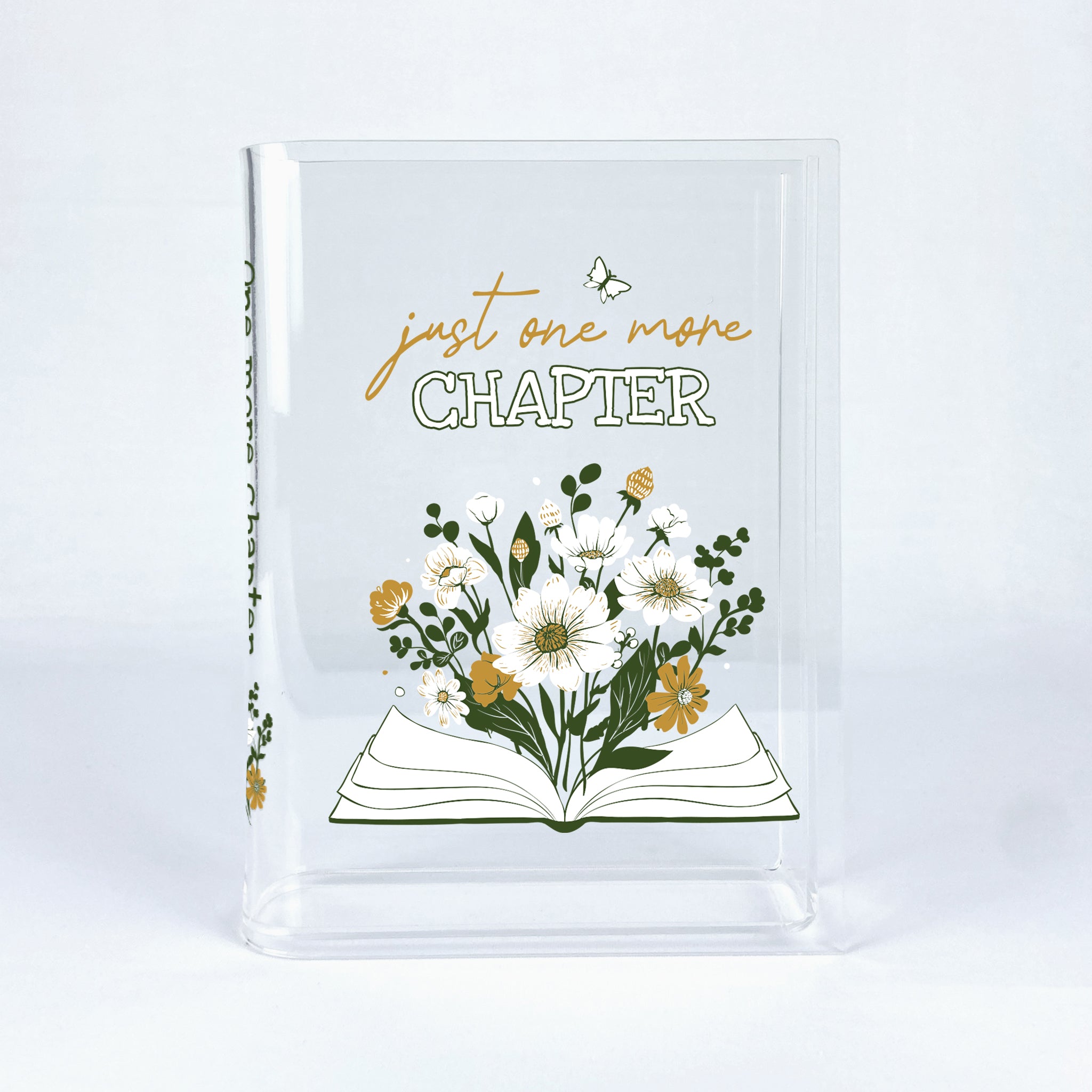 Just One More Chapter Acrylic Book Vase - Colorful