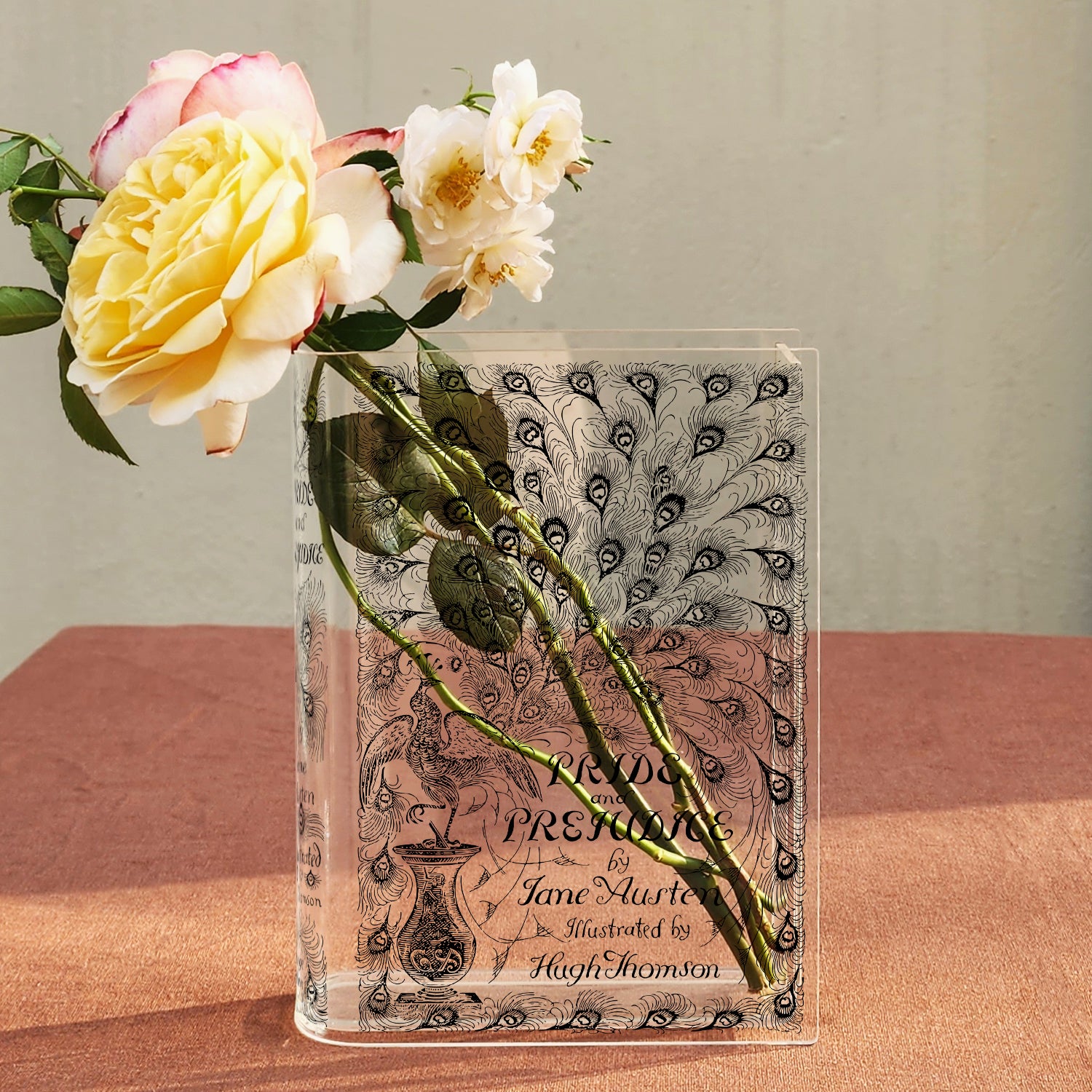 Pride and Prejudice Acrylic Book Vase