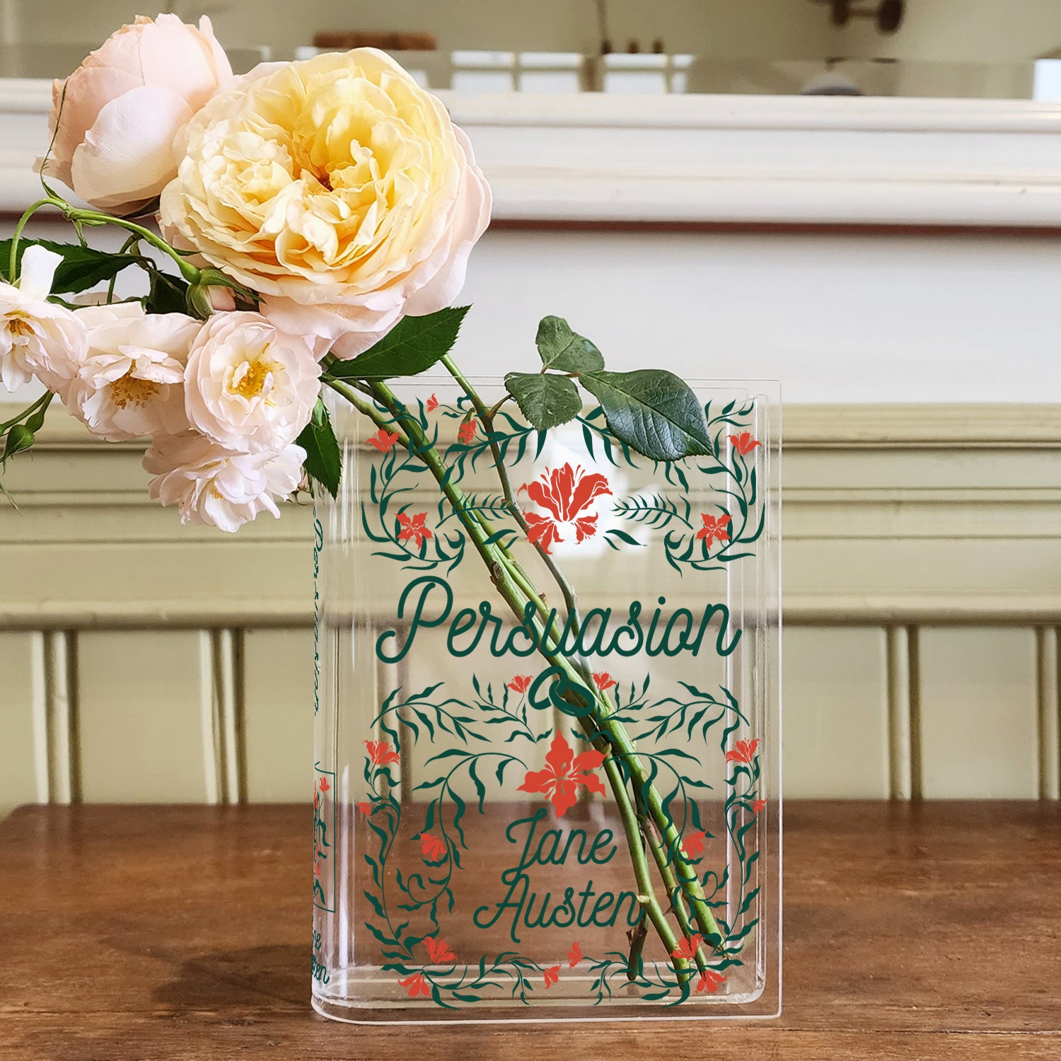 Persuasion Acrylic Book Vase - II