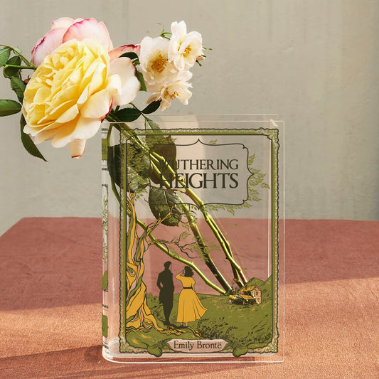 Wuthering Heights Acrylic Book Vase - Colorful