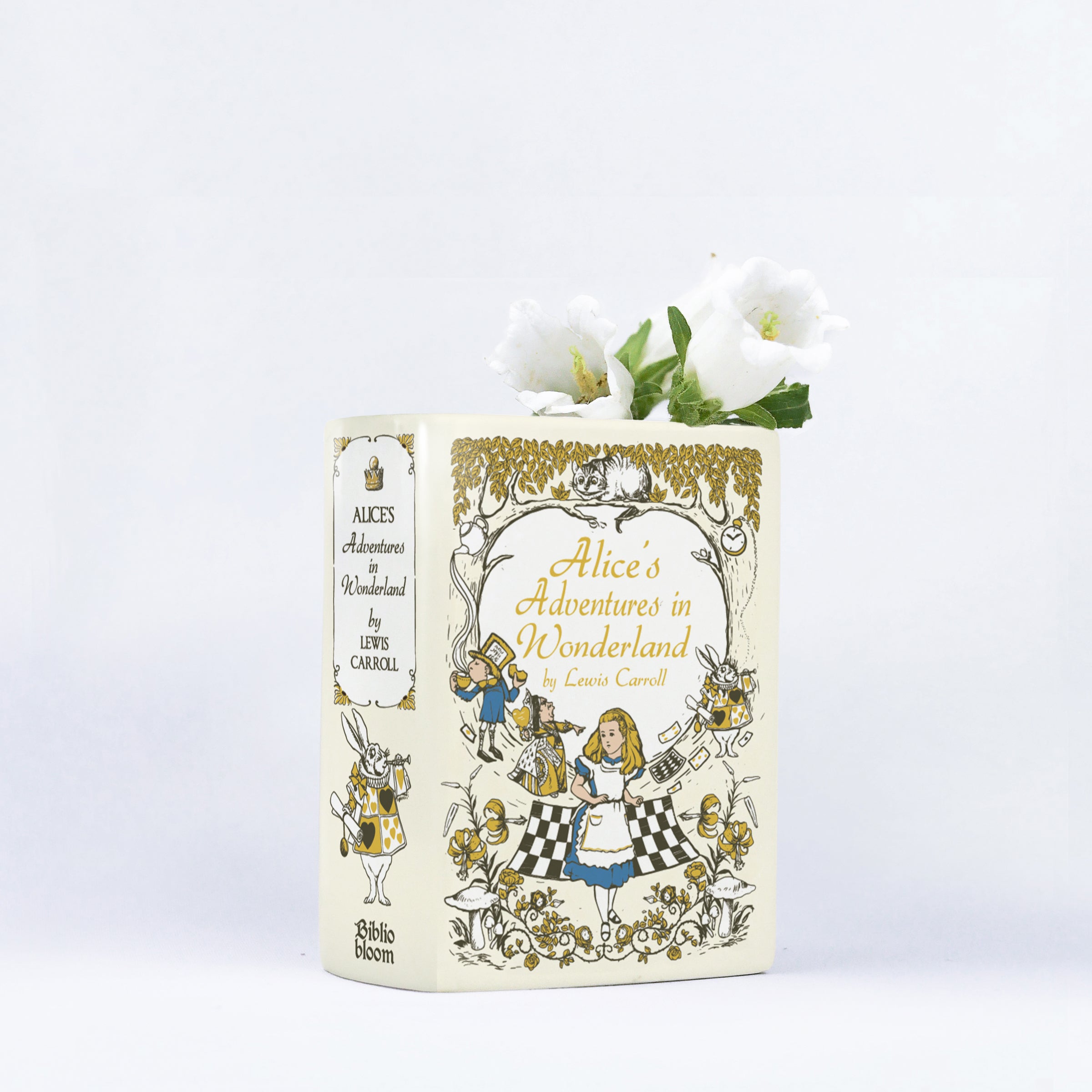 Alice in Wonderland Ceramic Book Vase II - Small