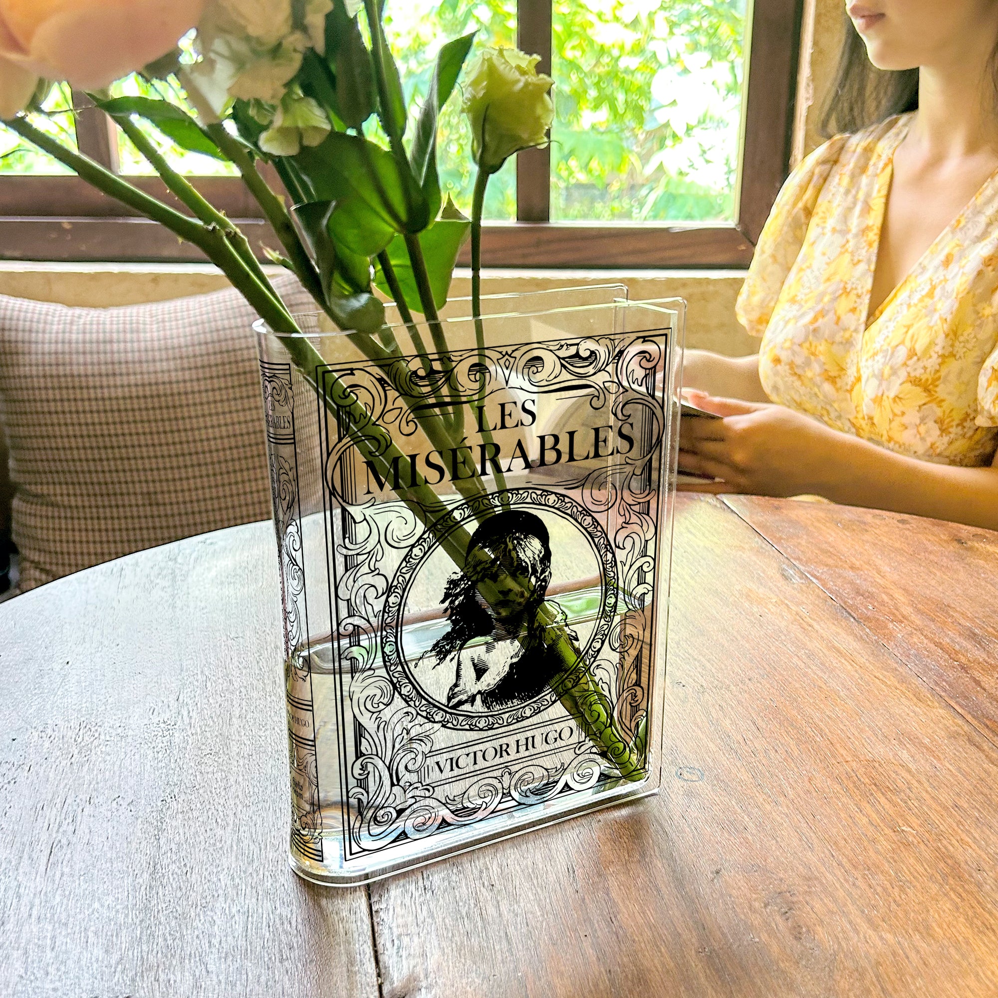 Les Misérables Acrylic Book Vase
