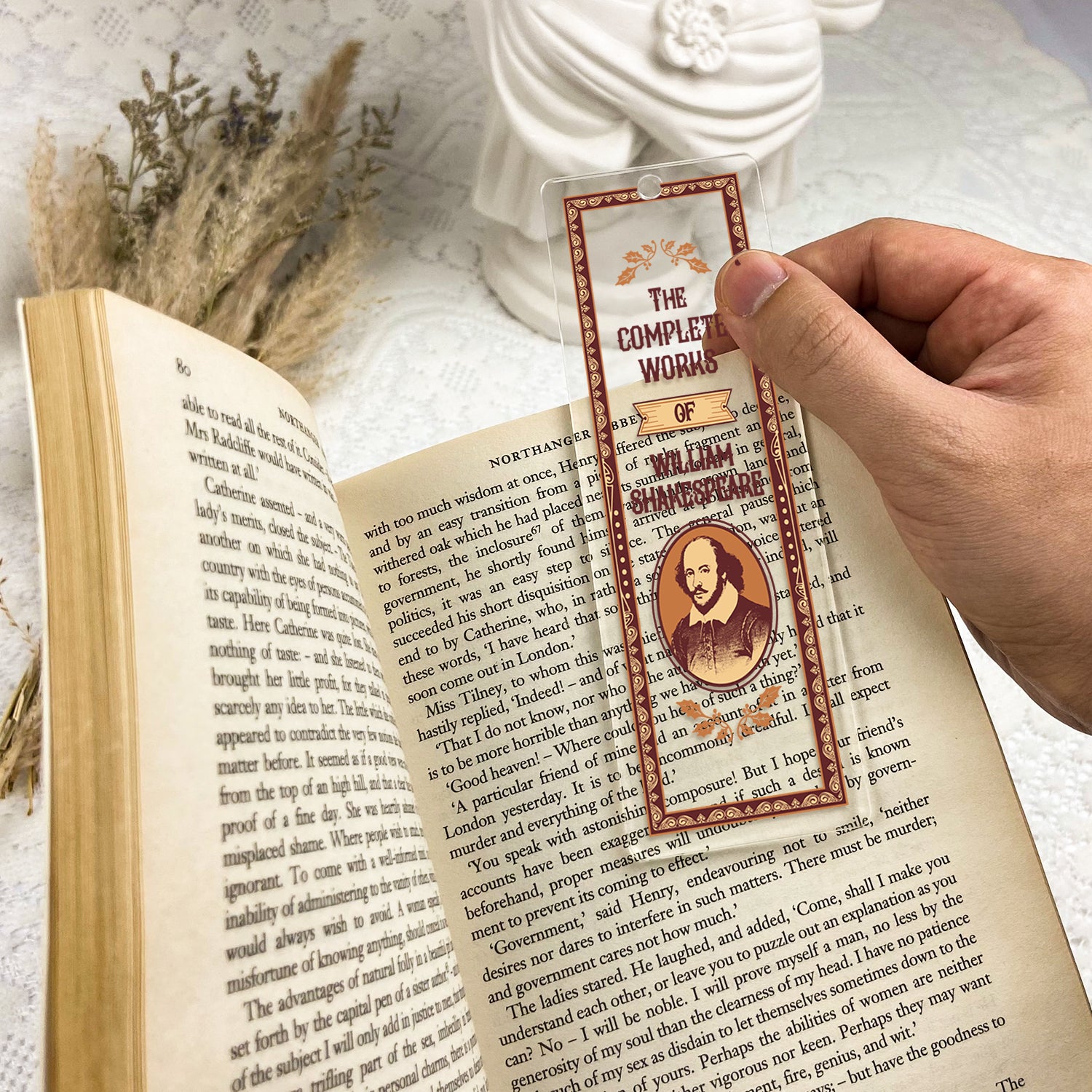 The Complete Works of William Shakespeare Acrylic Bookmark