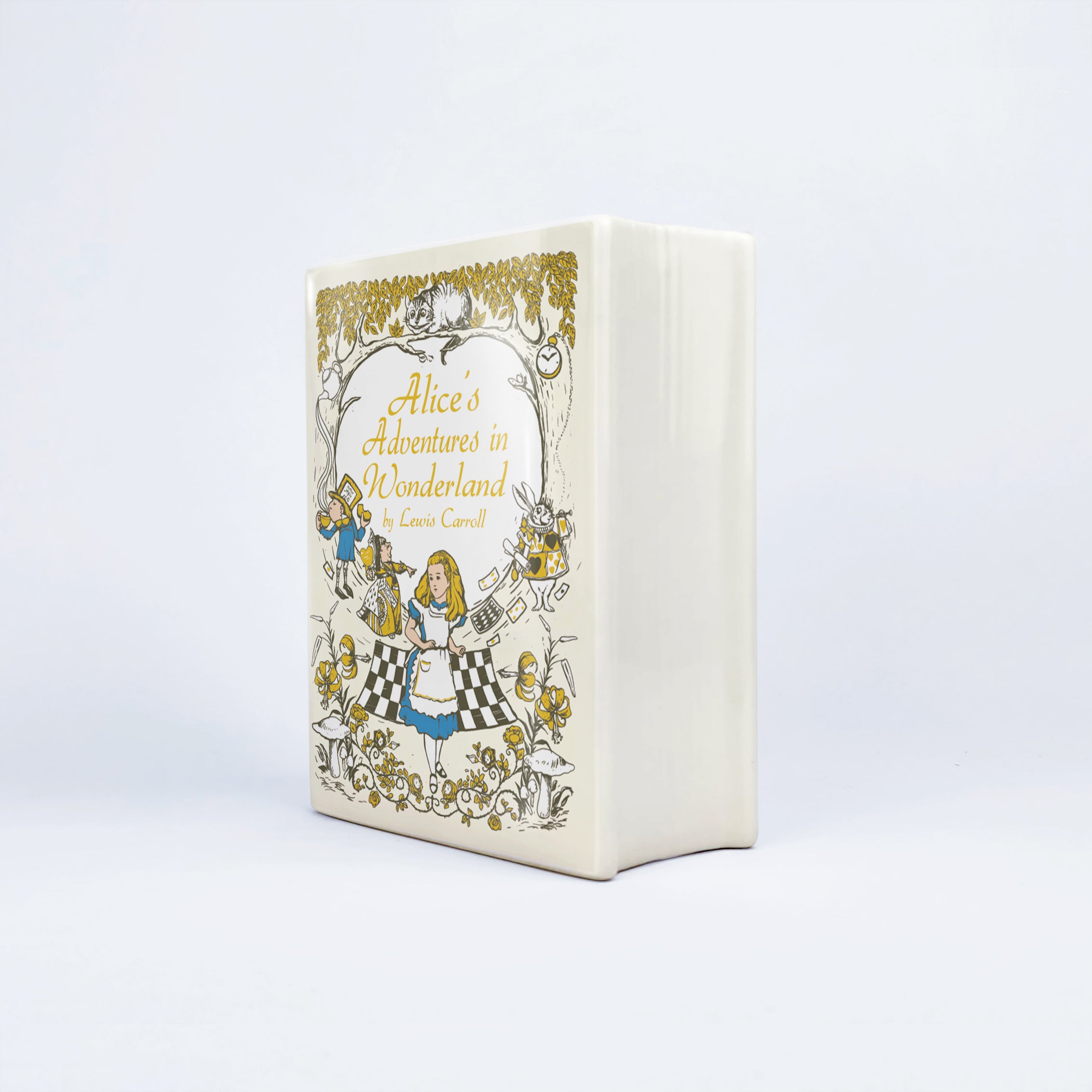 Alice in Wonderland Ceramic Book Vase II - Small