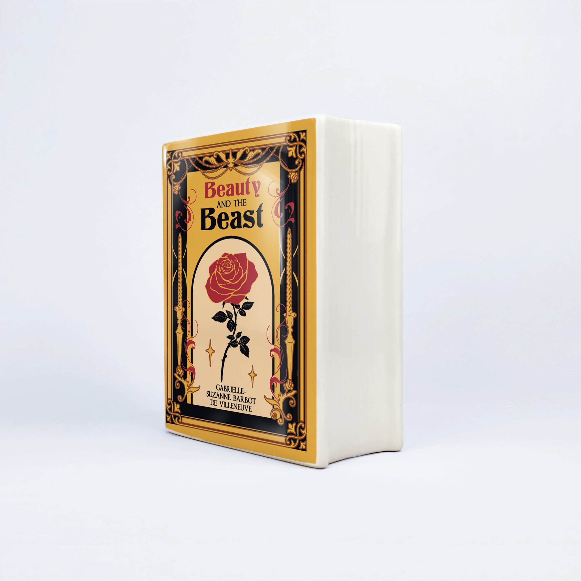 Beauty and the Beast Ceramic Book Vase - Small