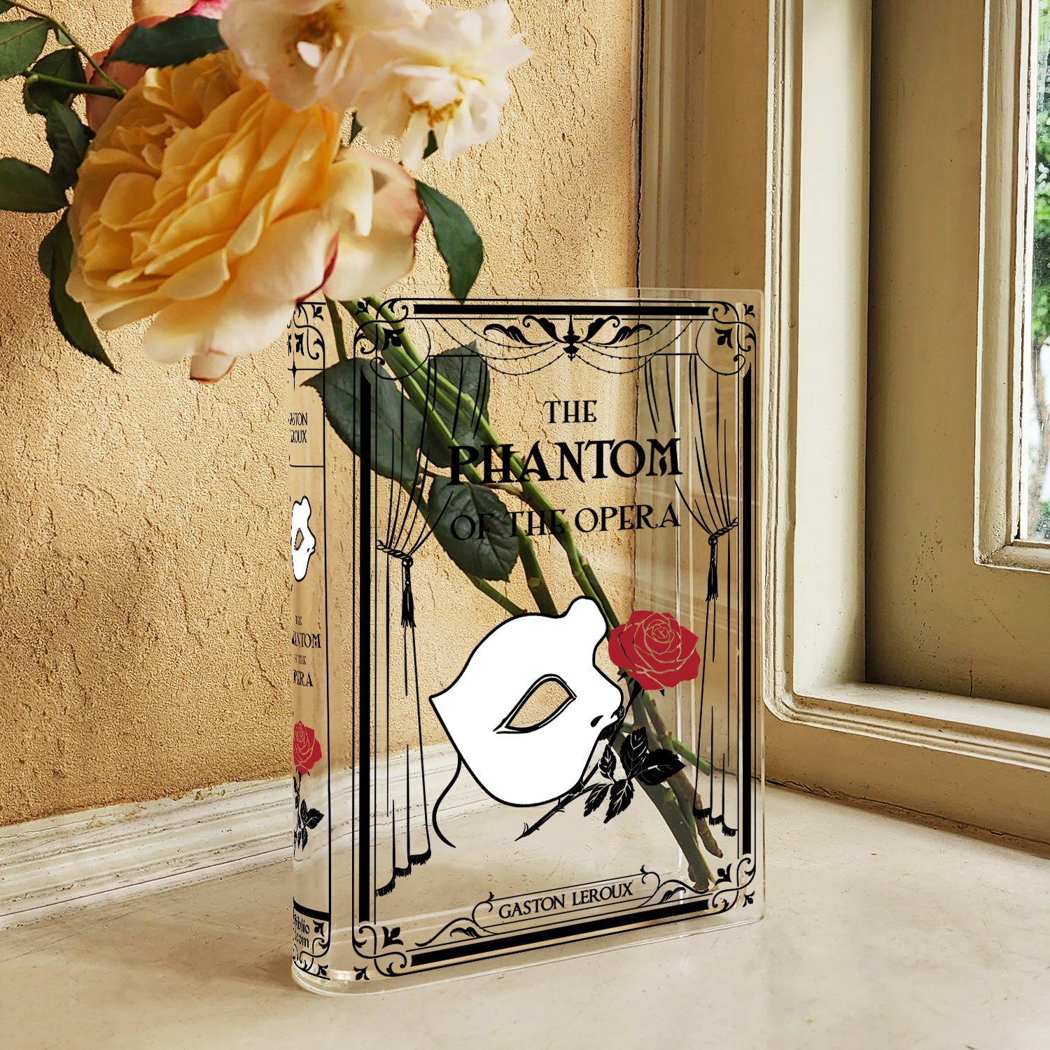 The Phantom of the Opera Acrylic Book Vase