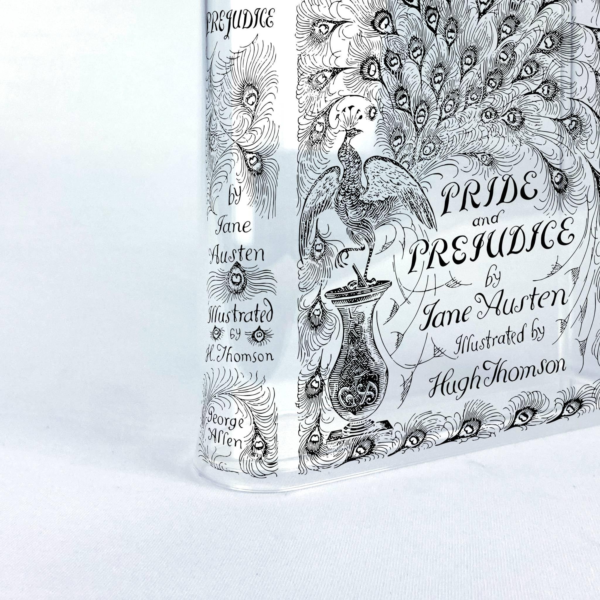 Pride and Prejudice Acrylic Book Vase