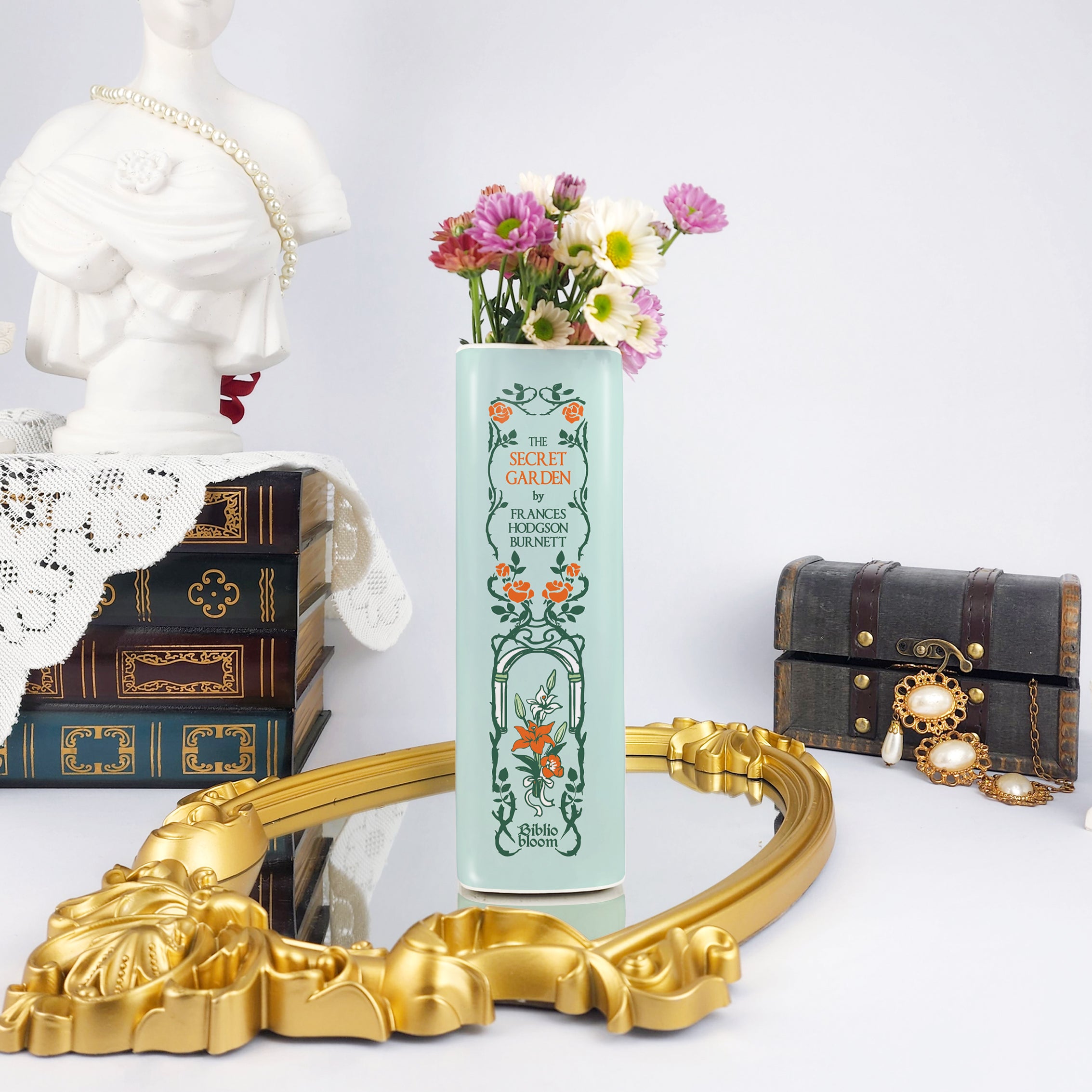 The Secret Garden Ceramic Book Vase - Large