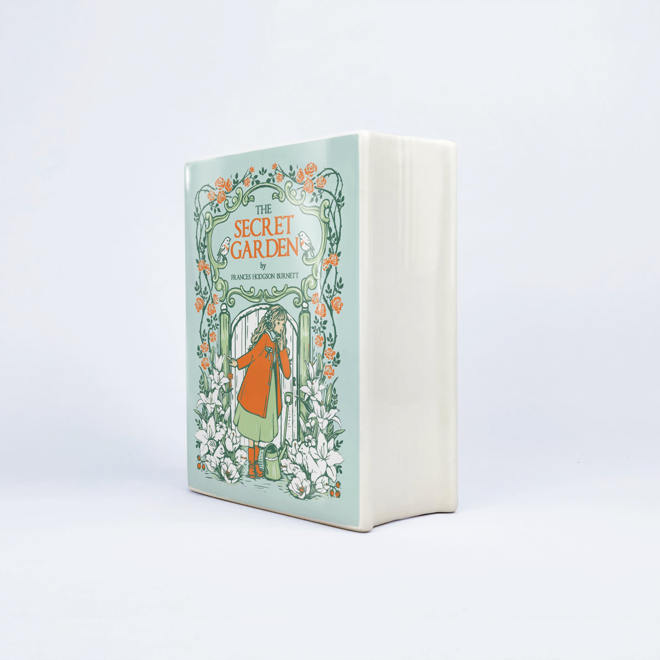 The Secret Garden Ceramic Book Vase - Small