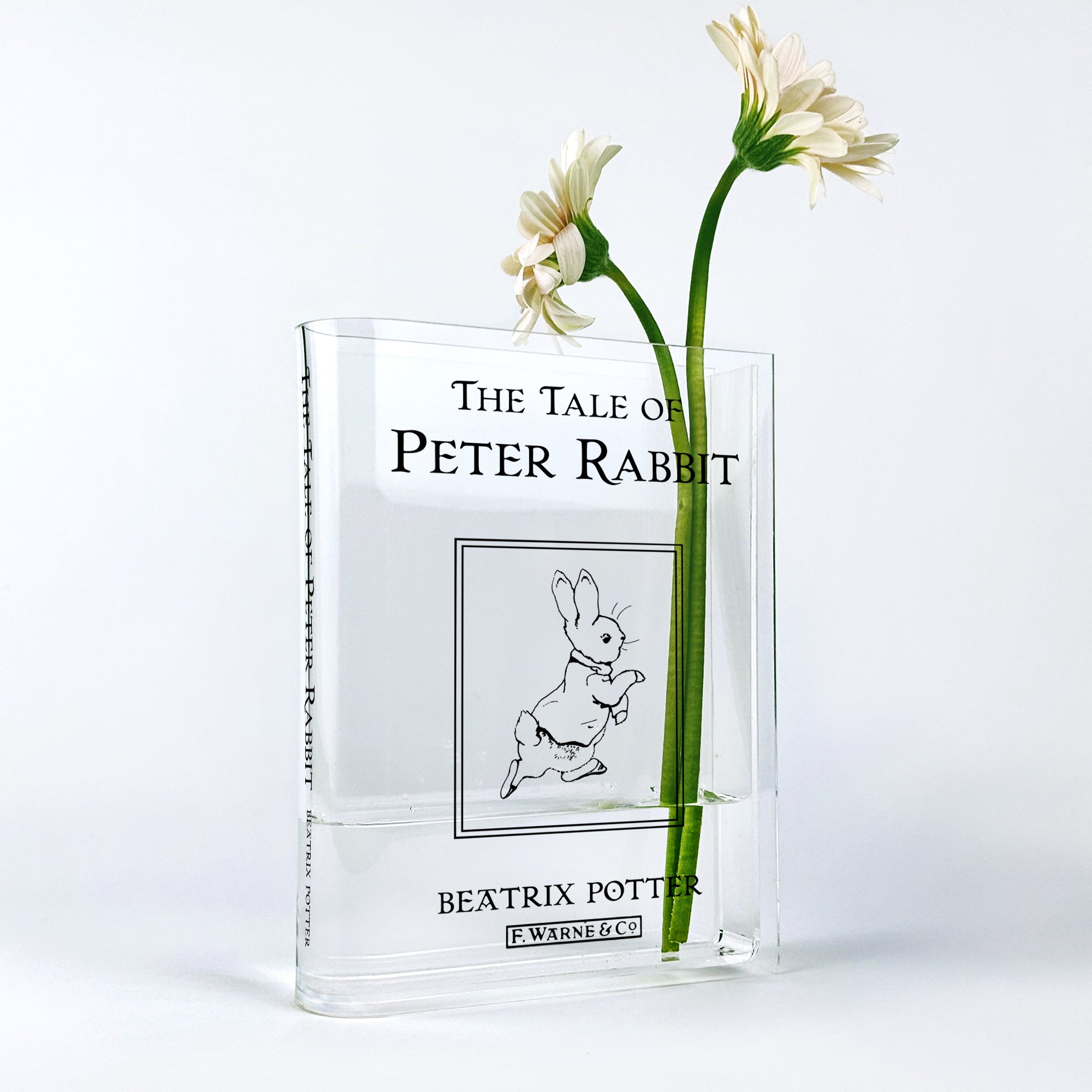 The Tale of Peter Rabbit Acrylic Book Vase