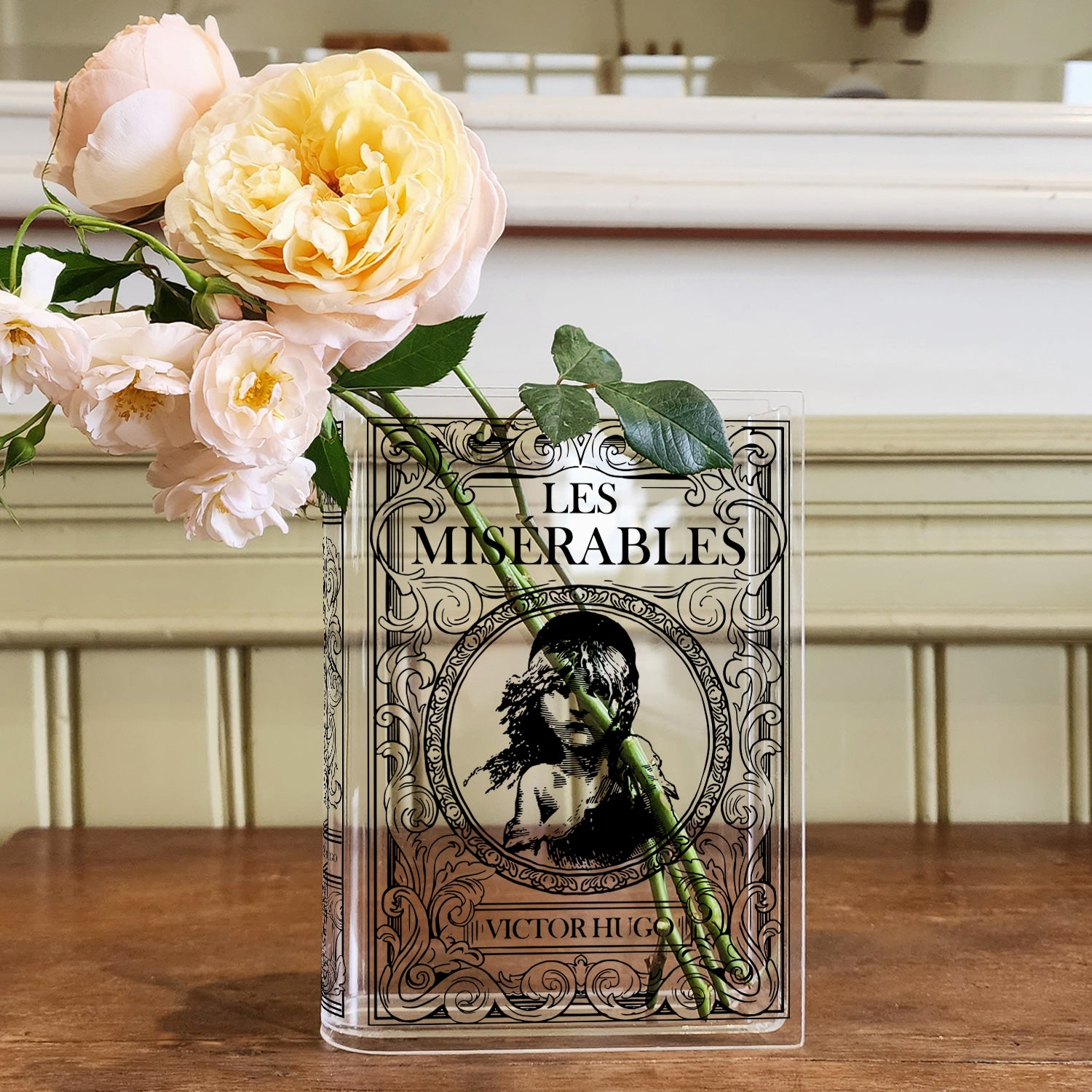 Les Misérables Acrylic Book Vase