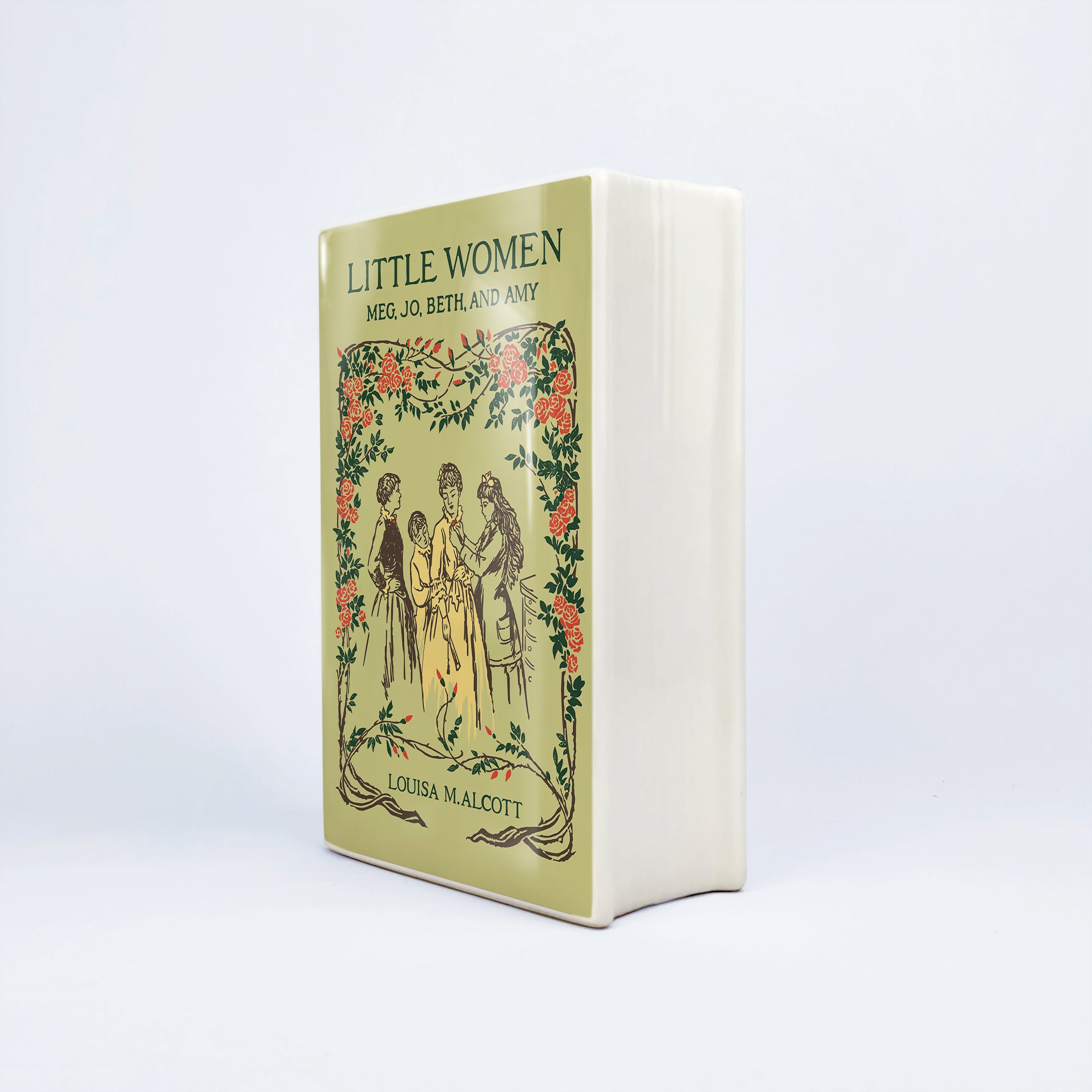 Little Women Ceramic Book Vase - Large