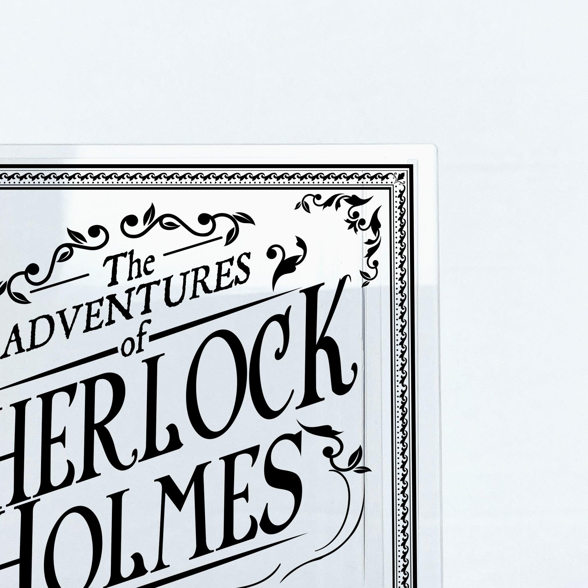 Sherlock Holmes Acrylic Book Vase