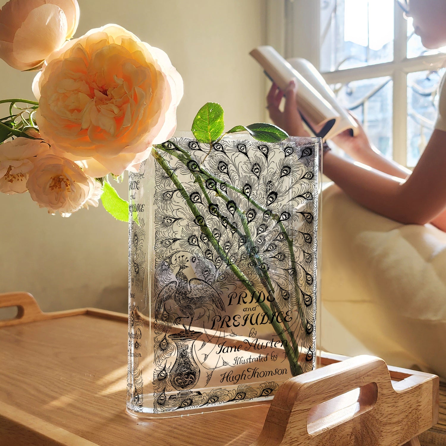 Pride and Prejudice Acrylic Book Vase