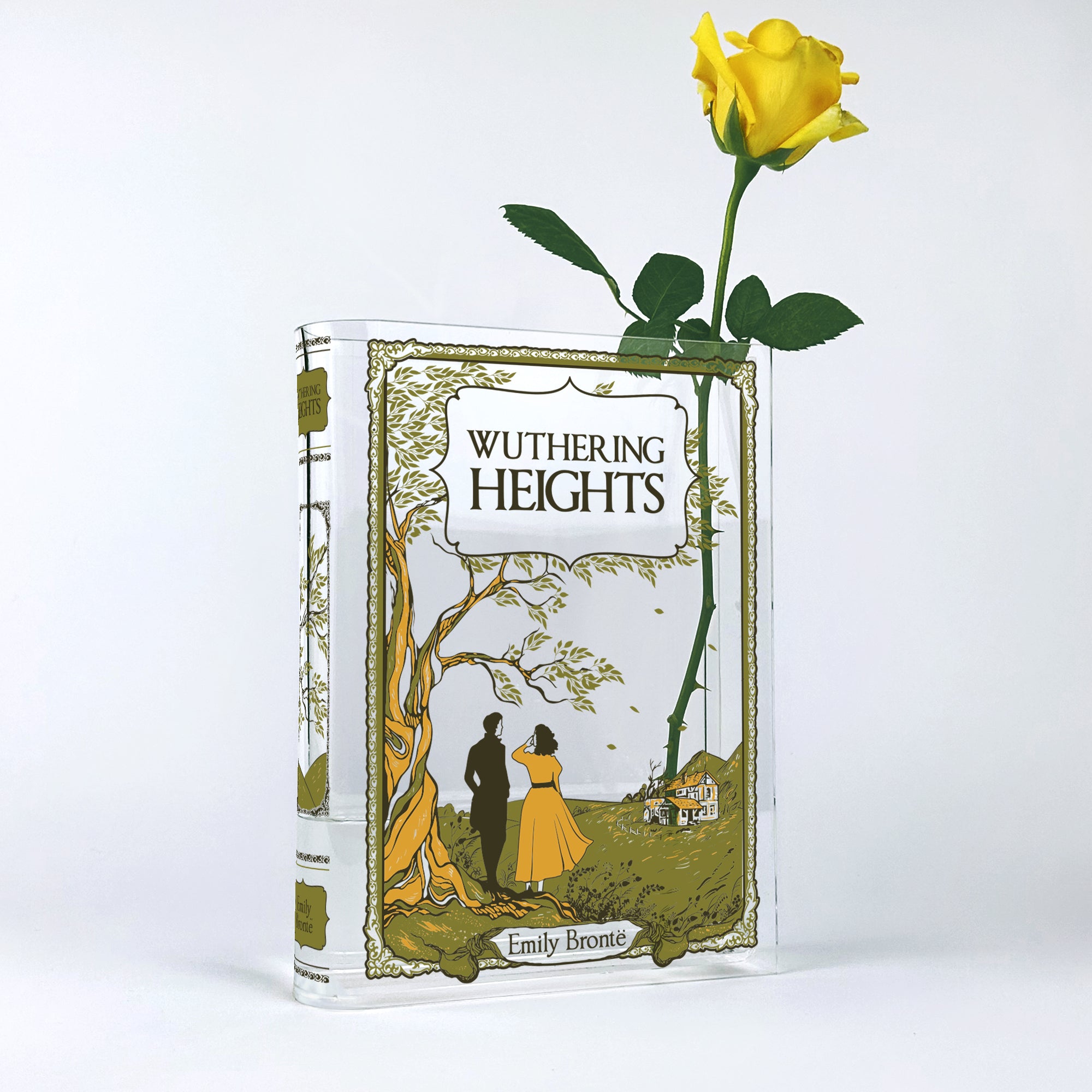 Wuthering Heights Acrylic Book Vase - Colorful