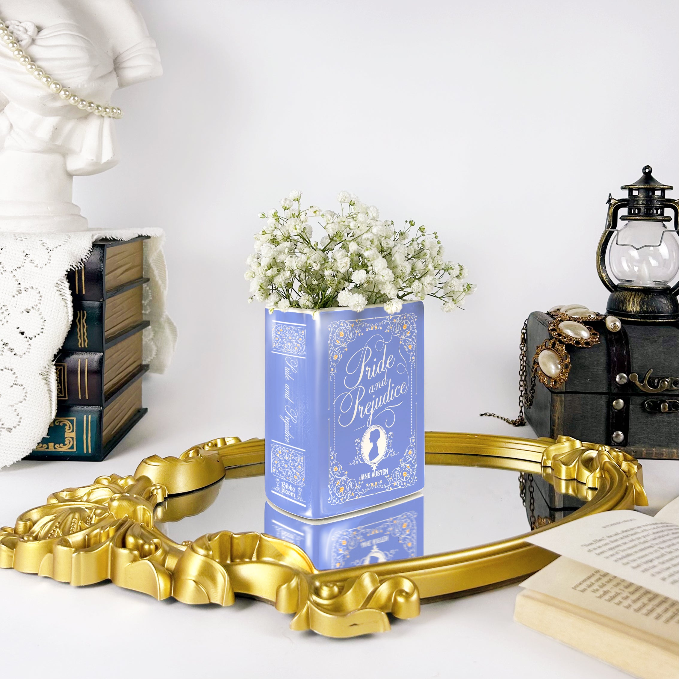 Pride and Prejudice Ceramic Book Vase - II - Small
