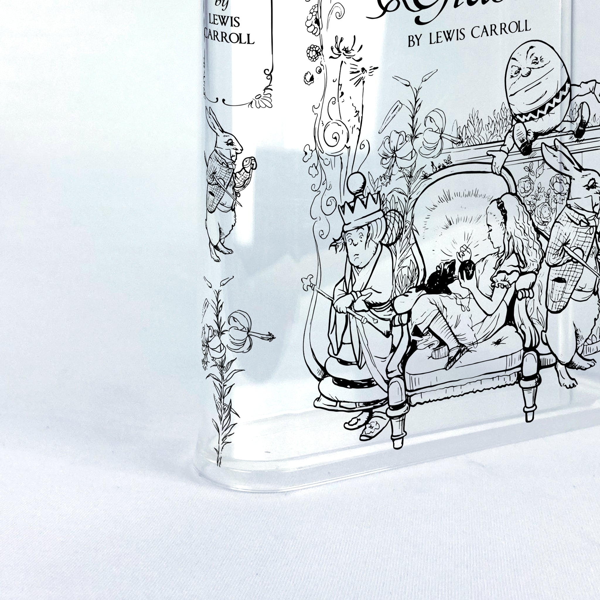 Through the Looking-Glass Acrylic Book Vase