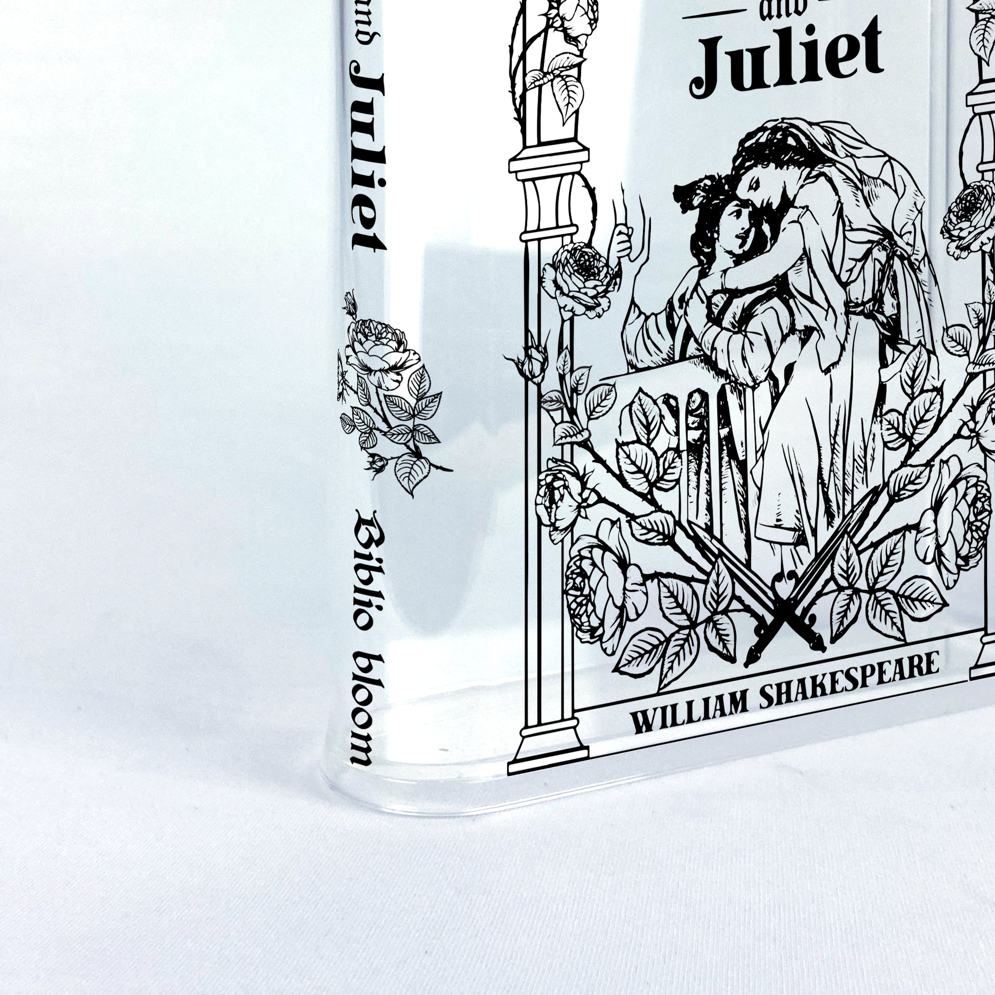 Romeo and Juliet Acrylic Book Vase