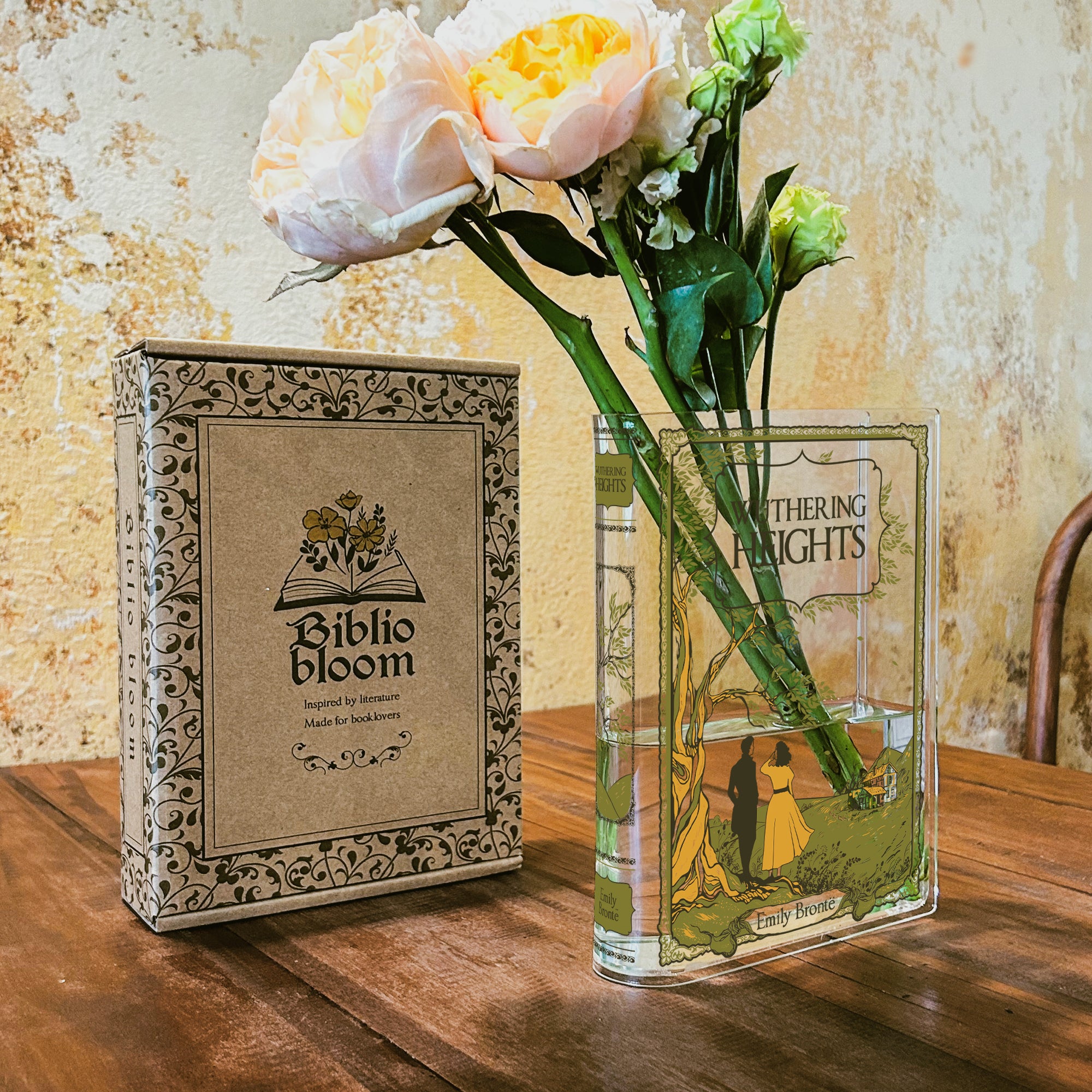 Wuthering Heights Acrylic Book Vase - Colorful