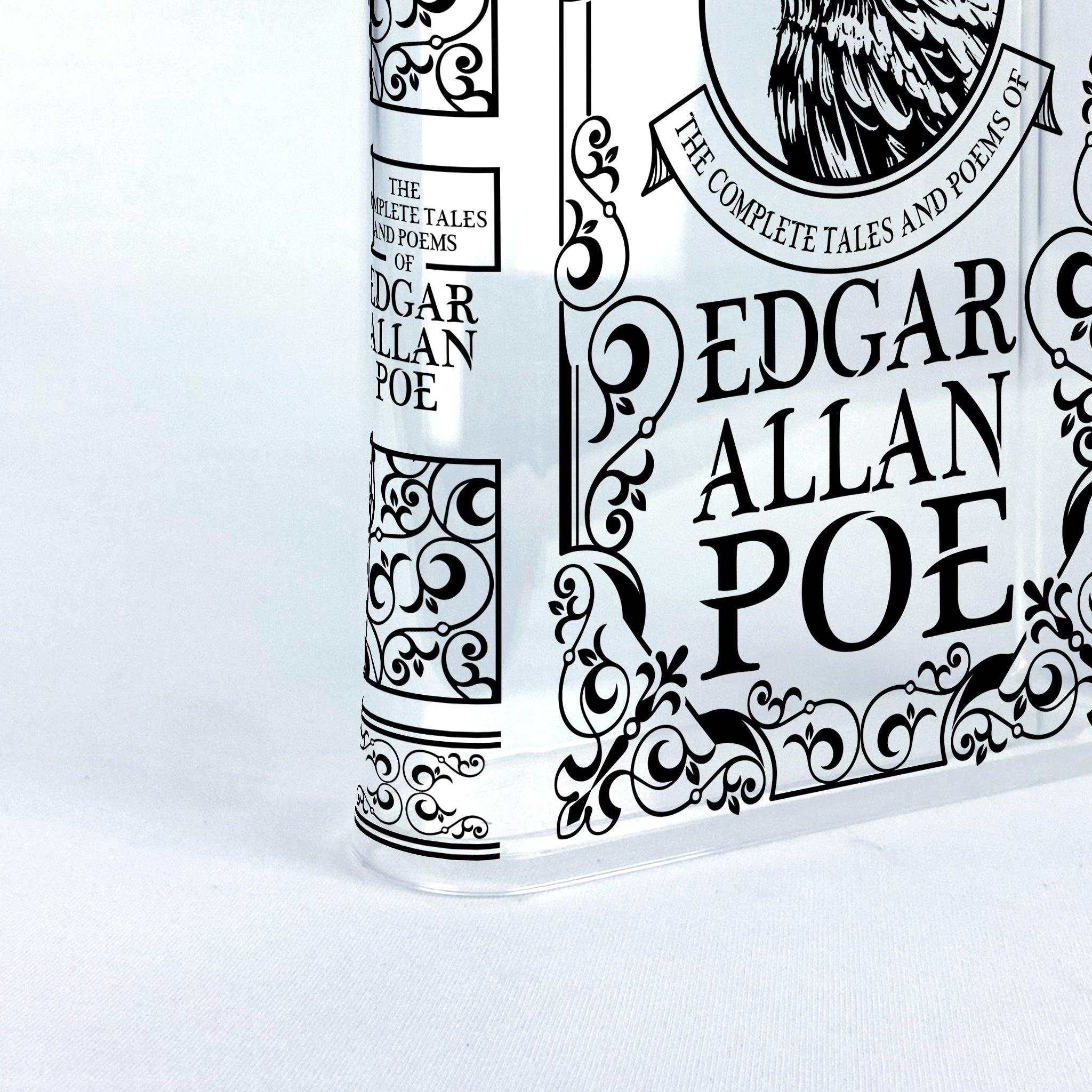 Edgar Allan Poe Acrylic Book Vase
