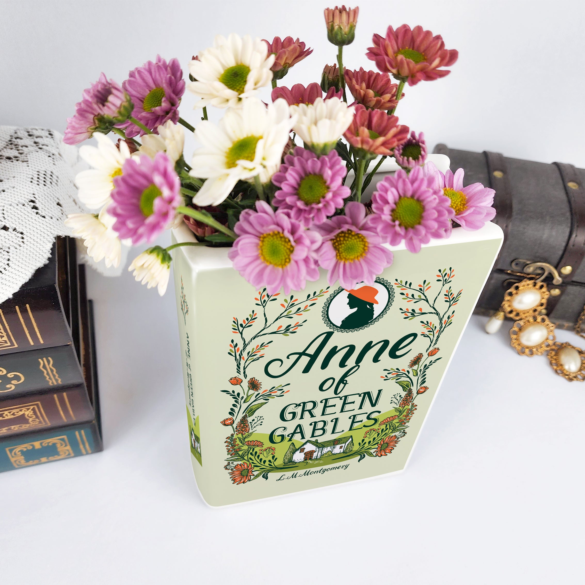 Anne of Green Gables Ceramic Book Vase - Large