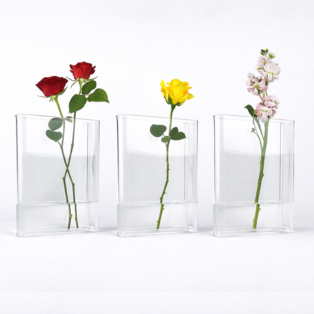 Acrylic Vase Trio