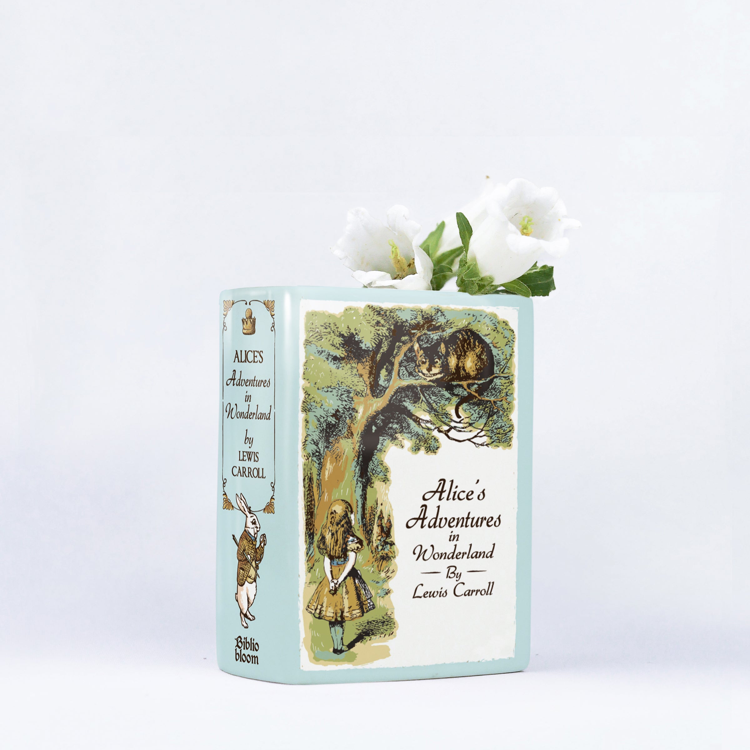 Alice in Wonderland Ceramic Book Vase - Small