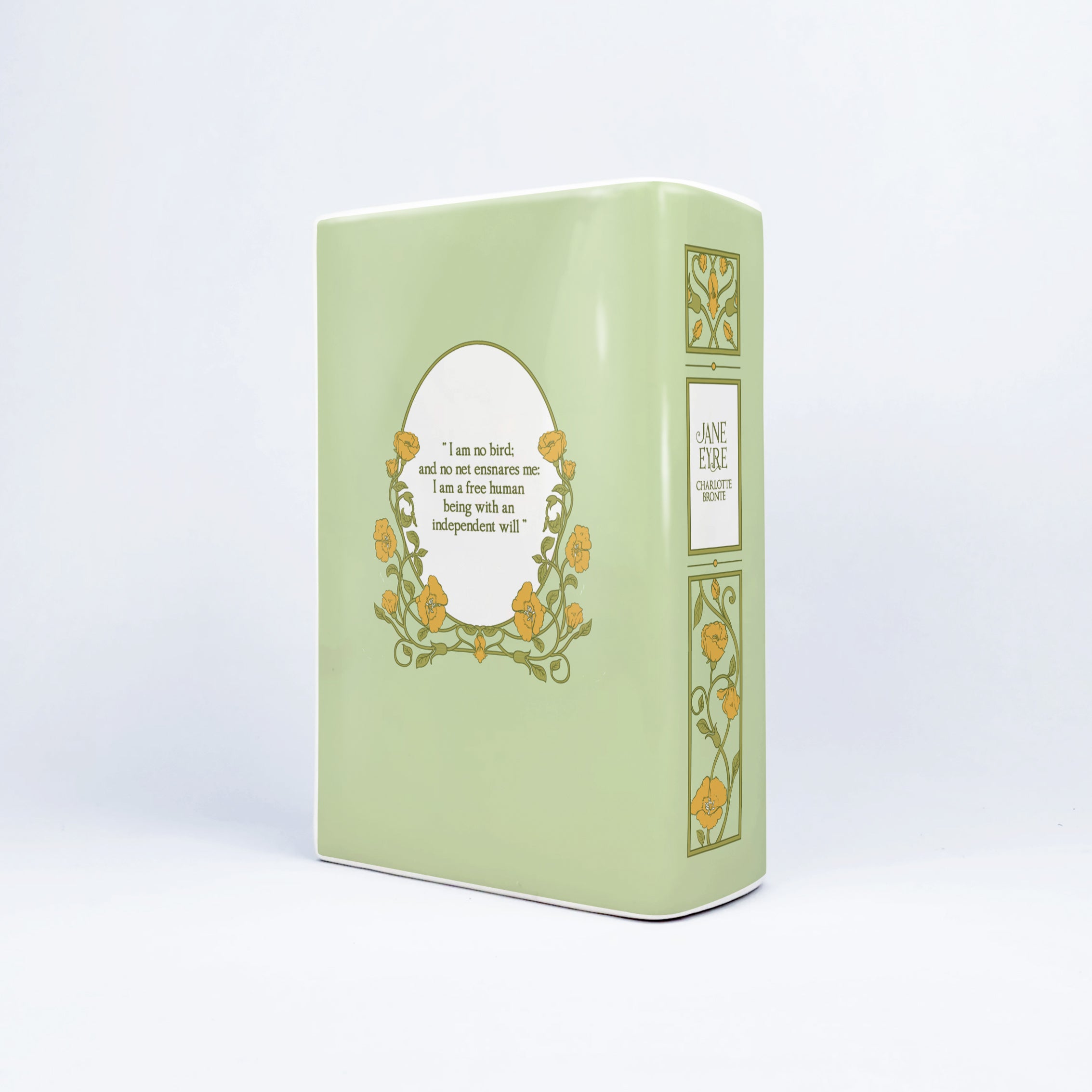 Jane Eyre Ceramic Book Vase - Large