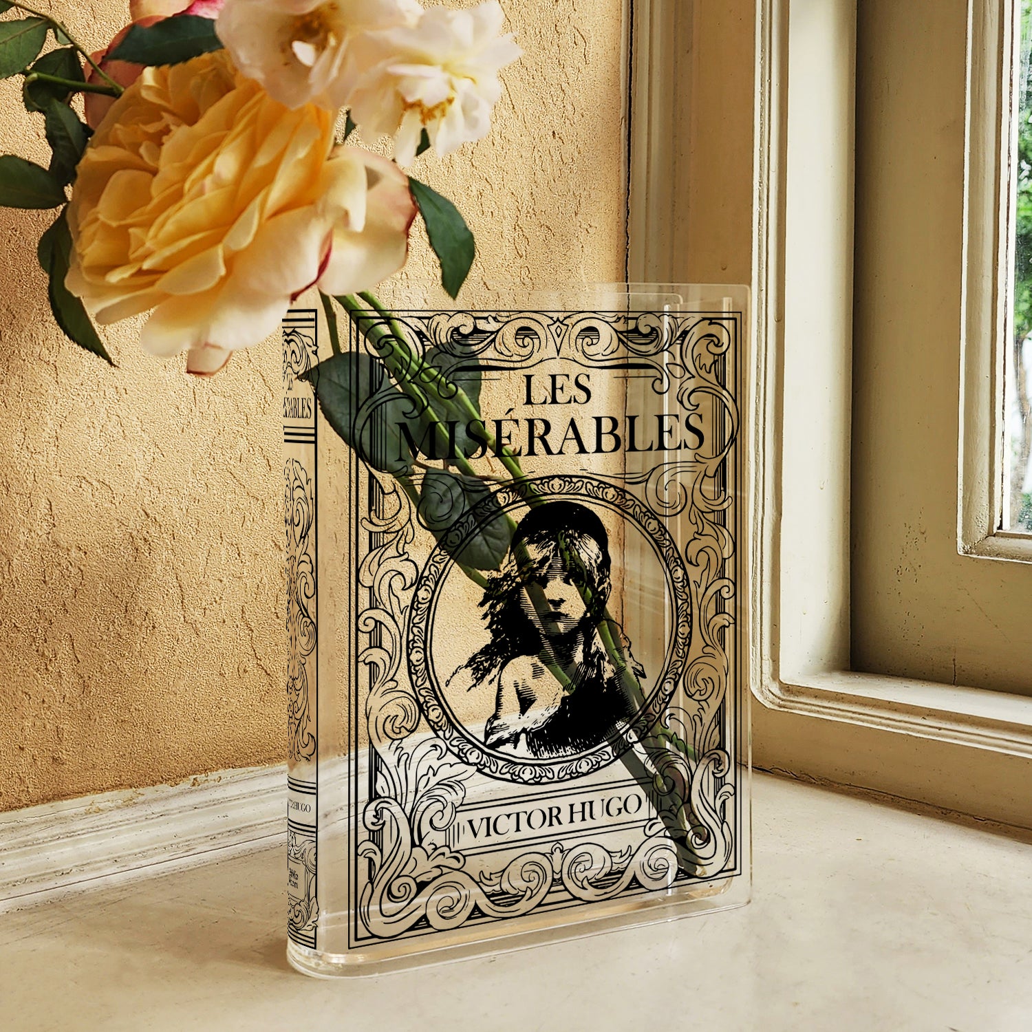 Les Misérables Acrylic Book Vase