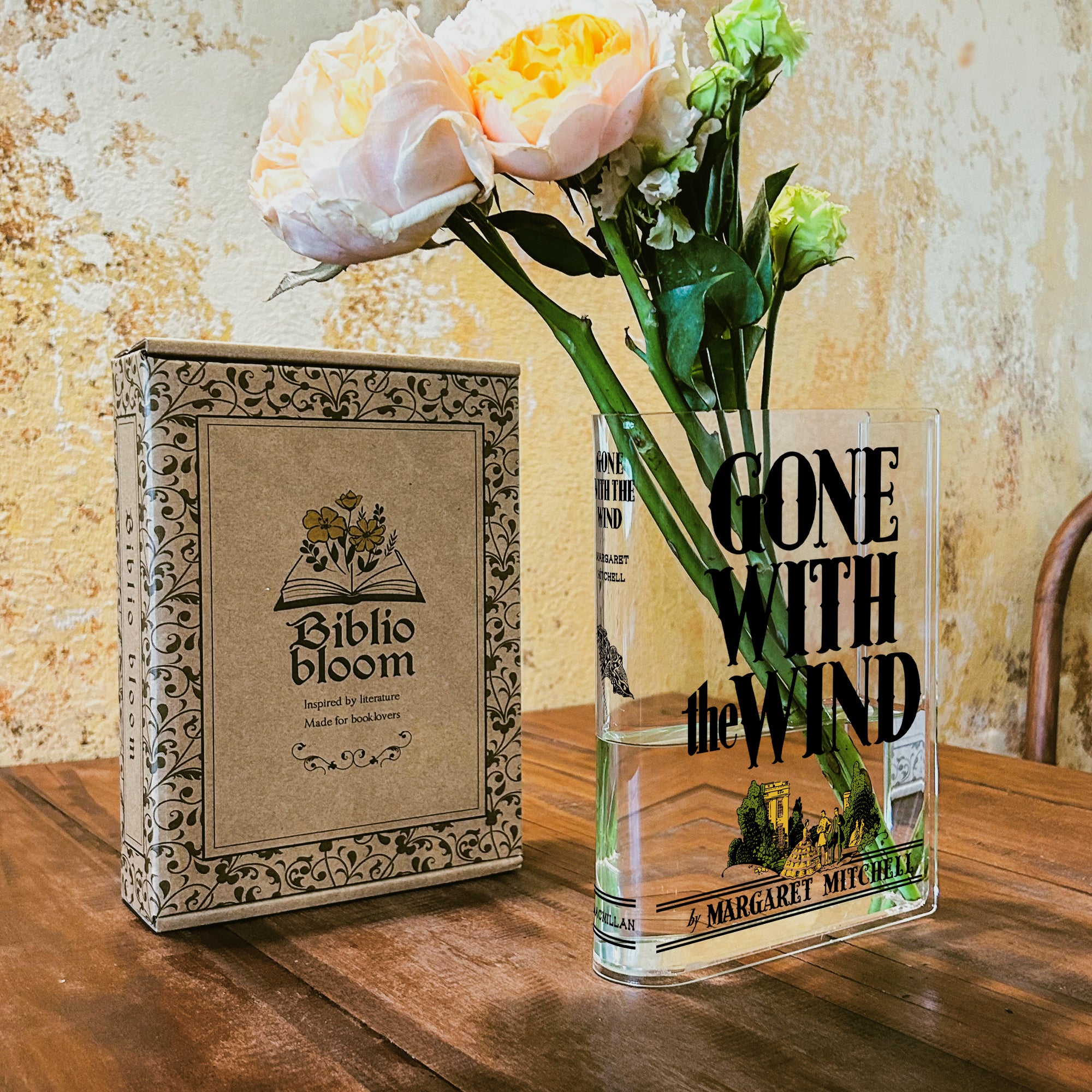 Gone with the Wind Acrylic Book Vase