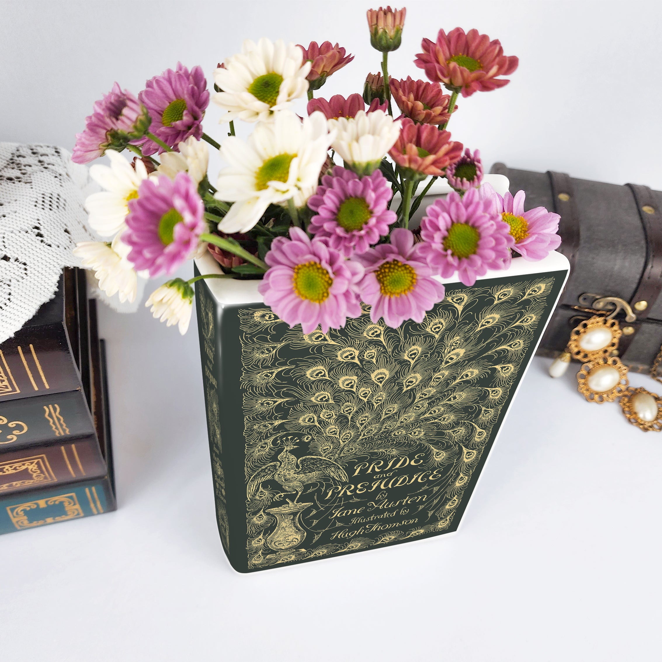 Pride and Prejudice Ceramic Book Vase - Large