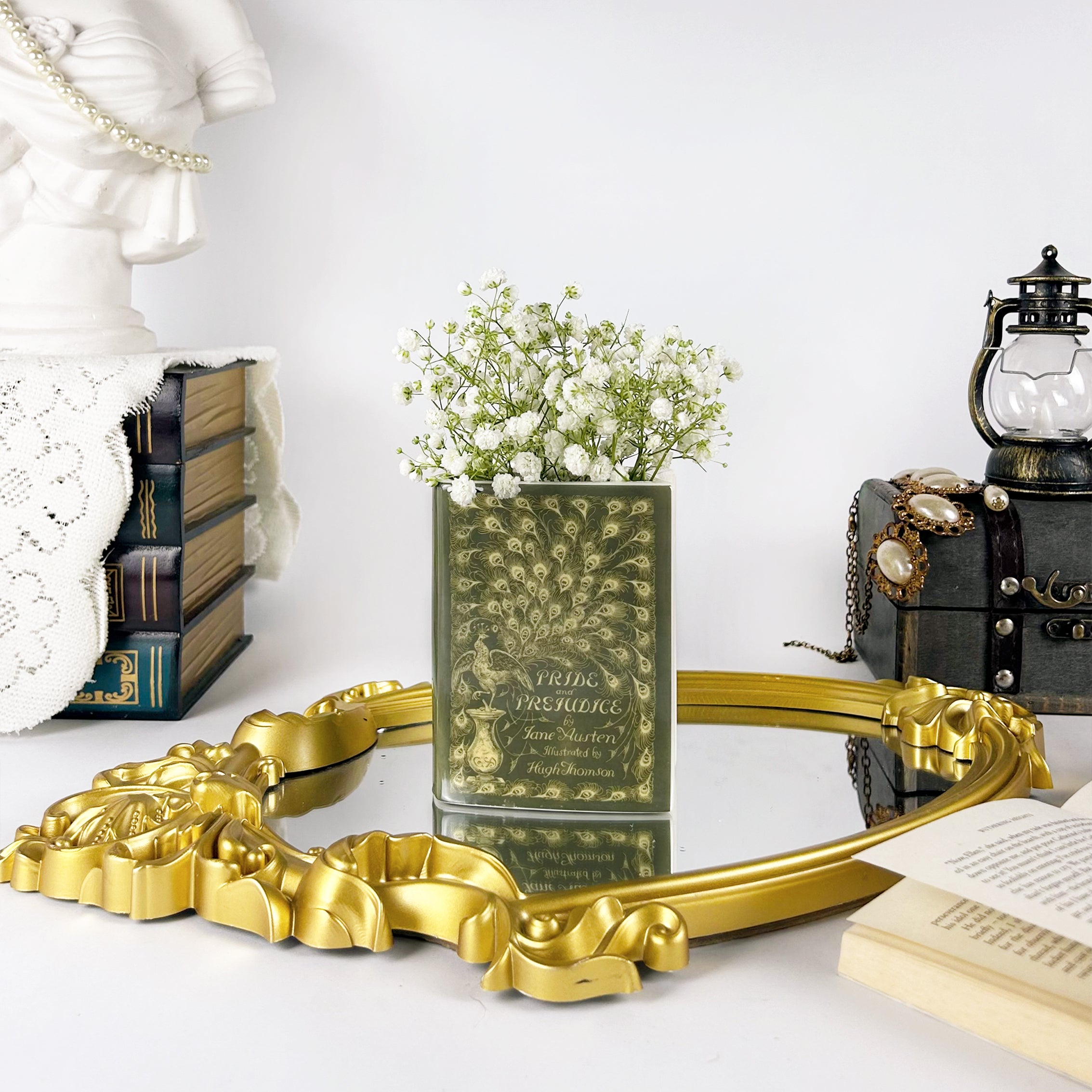 Pride and Prejudice Ceramic Book Vase - Small