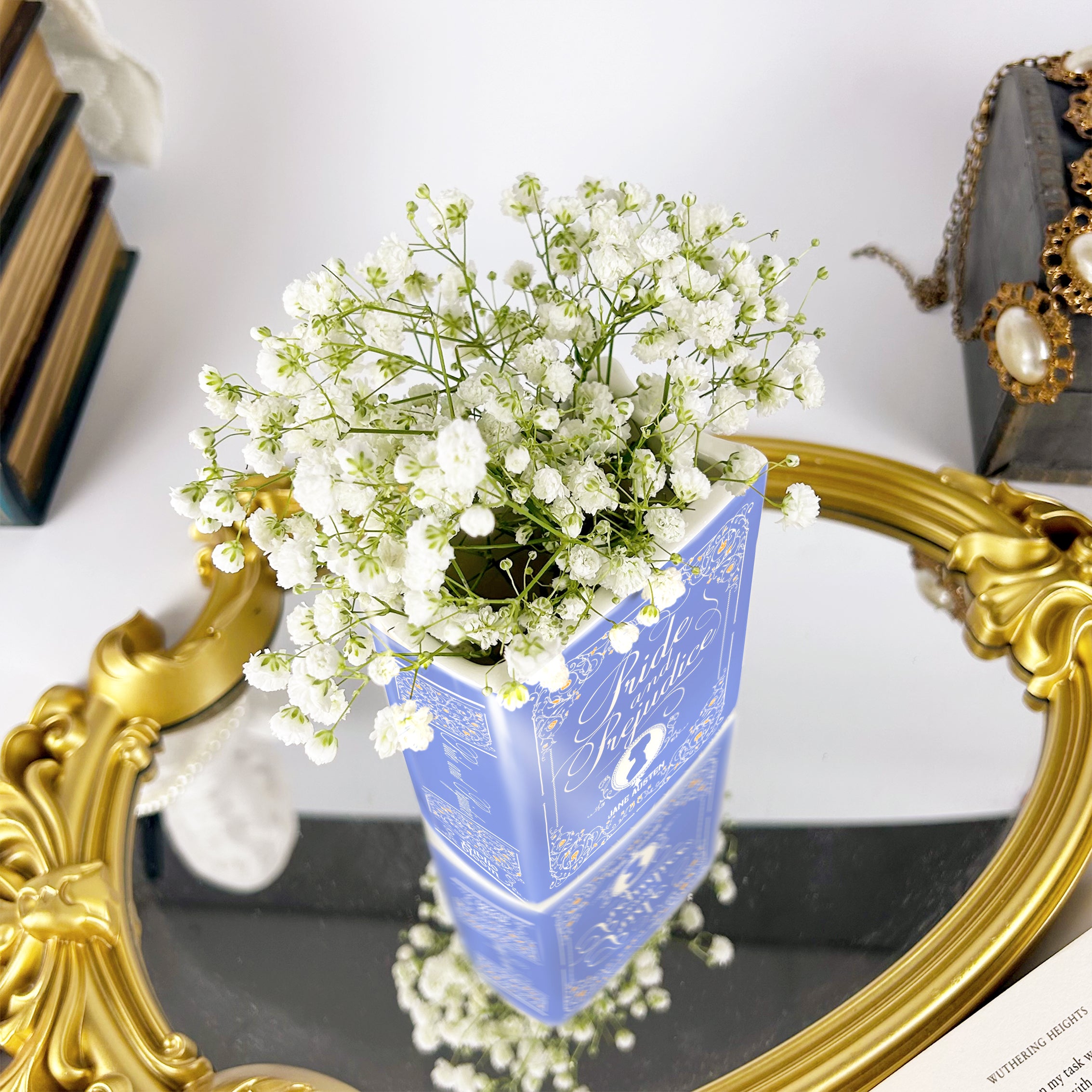 Pride and Prejudice Ceramic Book Vase - II - Small