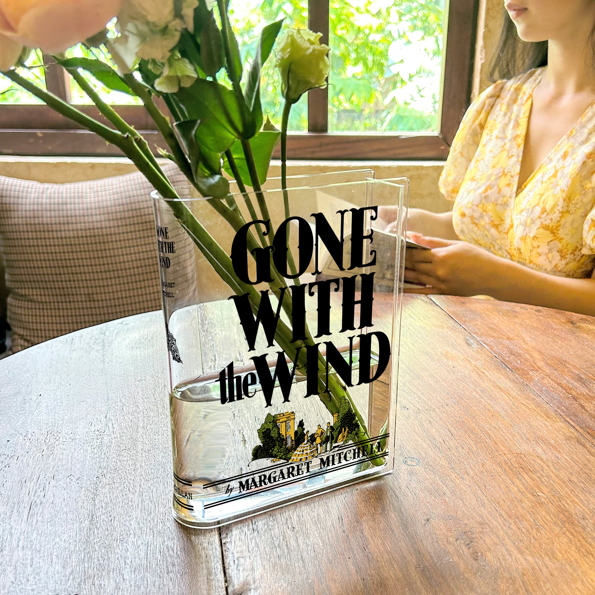 Gone with the Wind Acrylic Book Vase