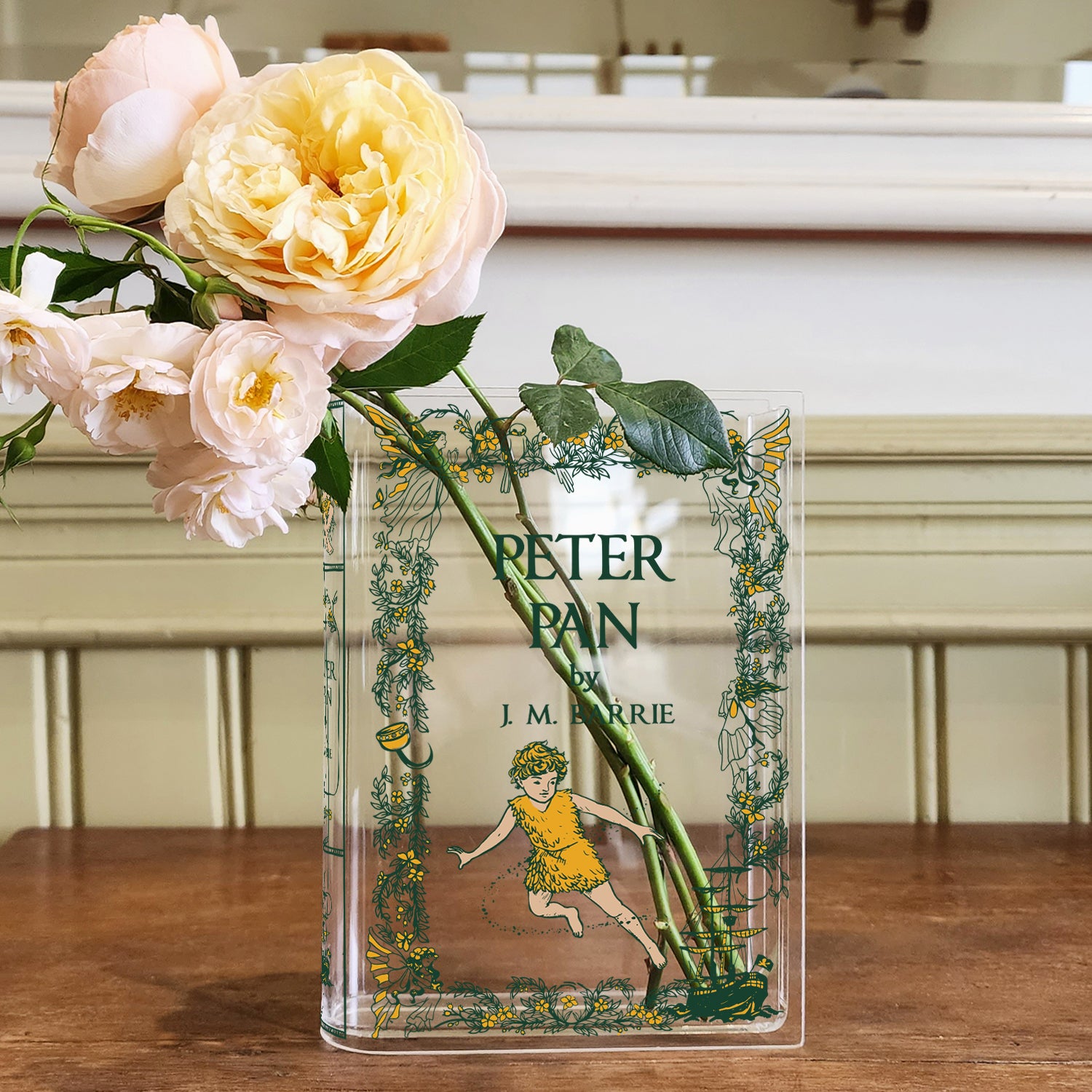 Peter Pan Acrylic Book Vase