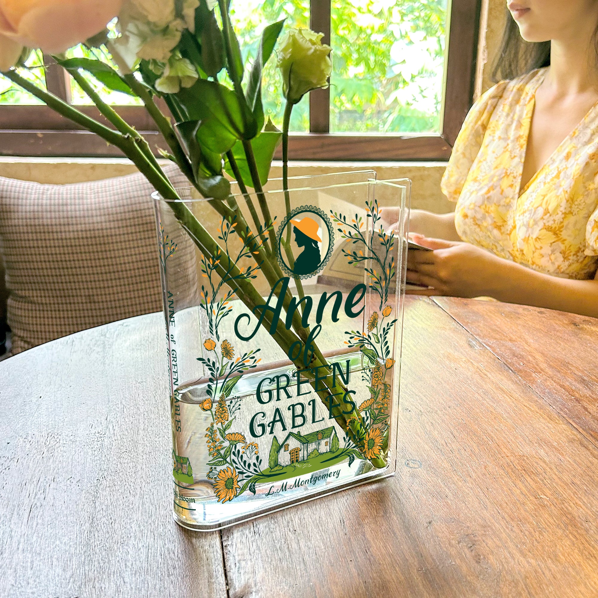 Anne of Green Gables Acrylic Book Vase - Colorful