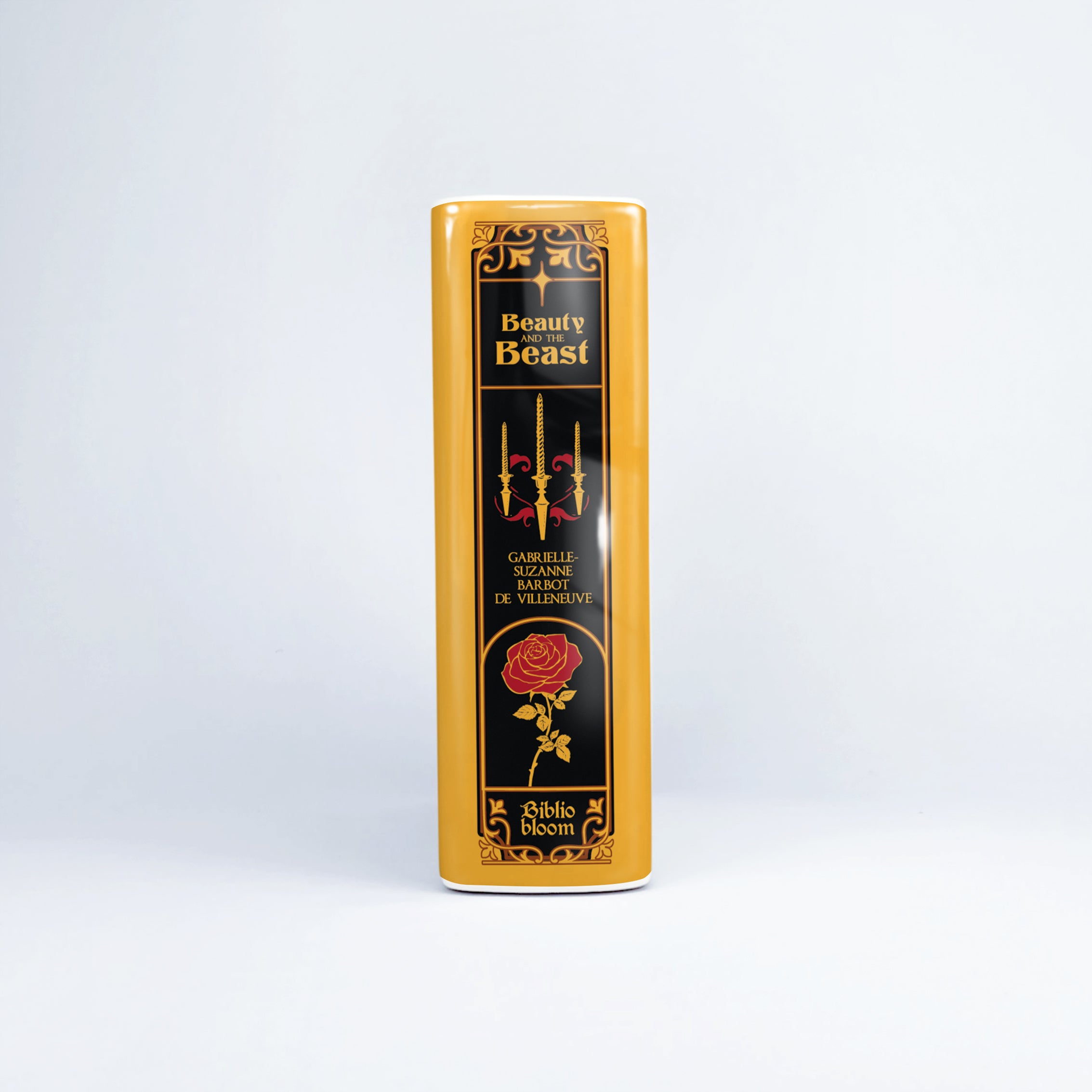 Beauty and the Beast Ceramic Book Vase - Large