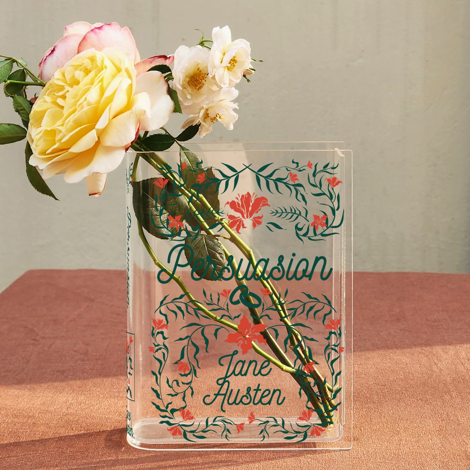Persuasion Acrylic Book Vase - II