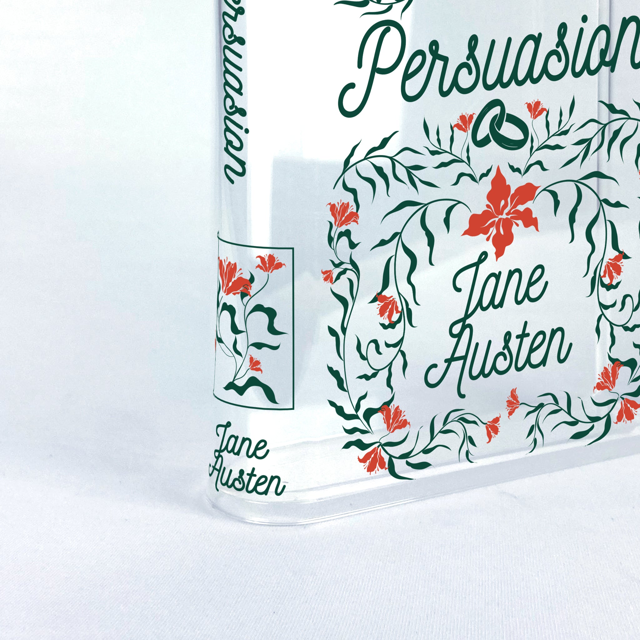 Persuasion Acrylic Book Vase - II