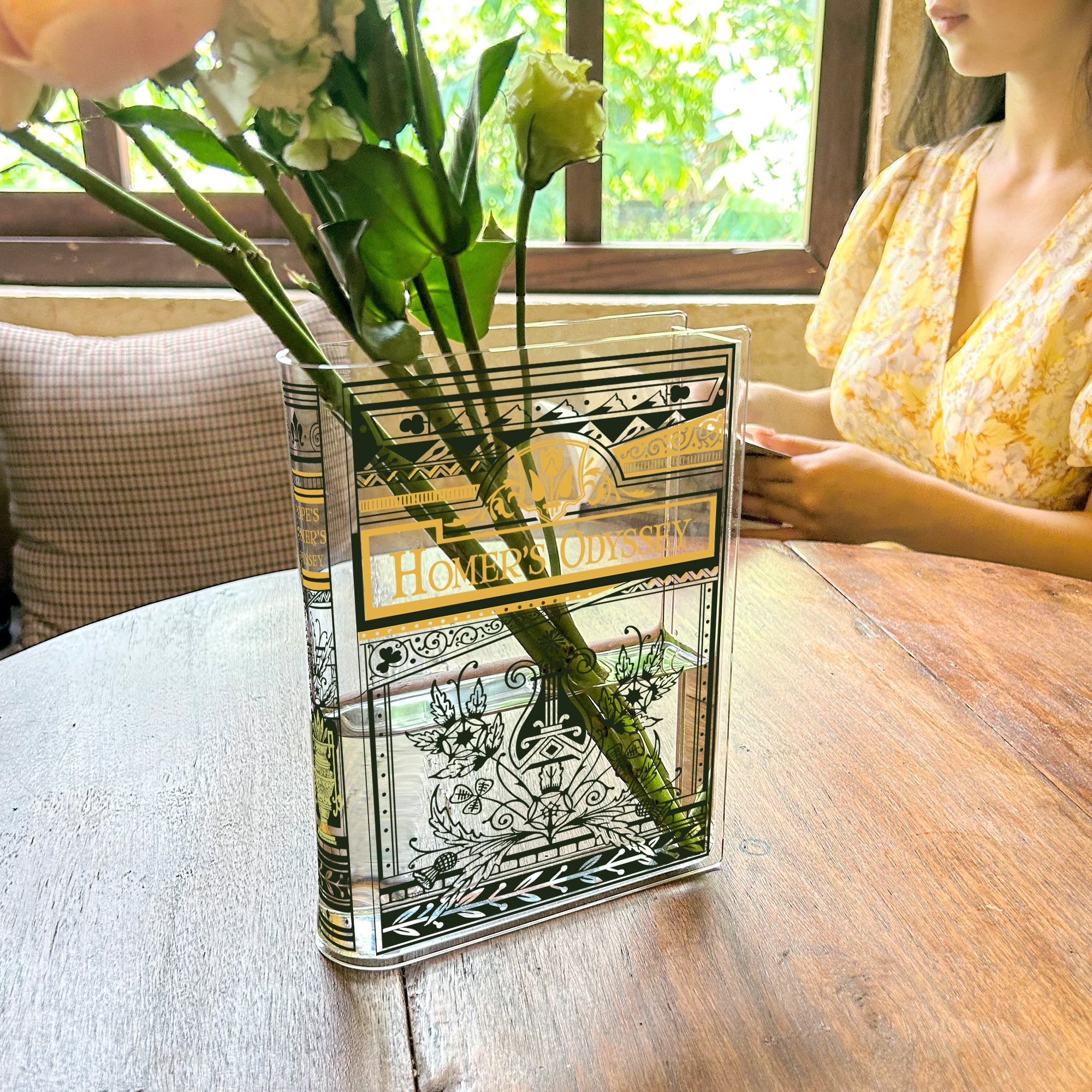 Odyssey Acrylic Book Vase