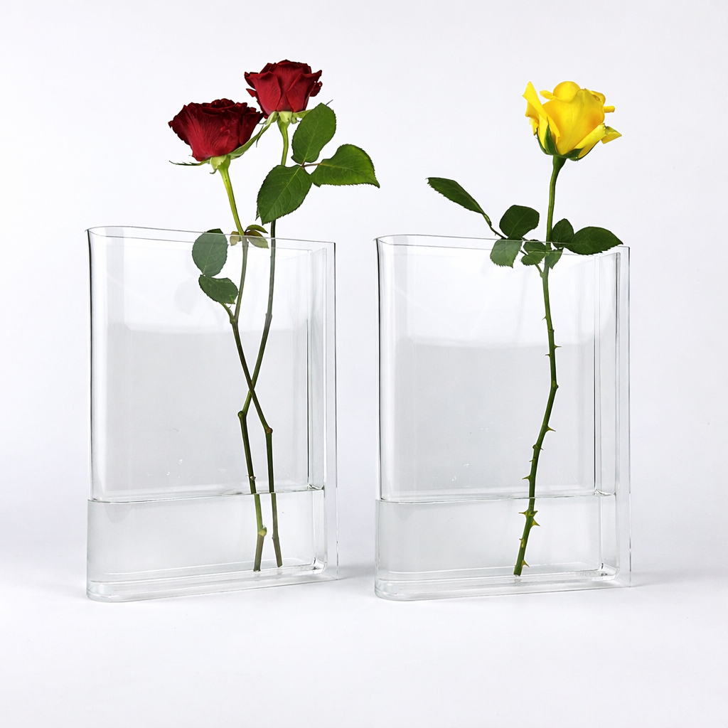 Acrylic Vase Duo