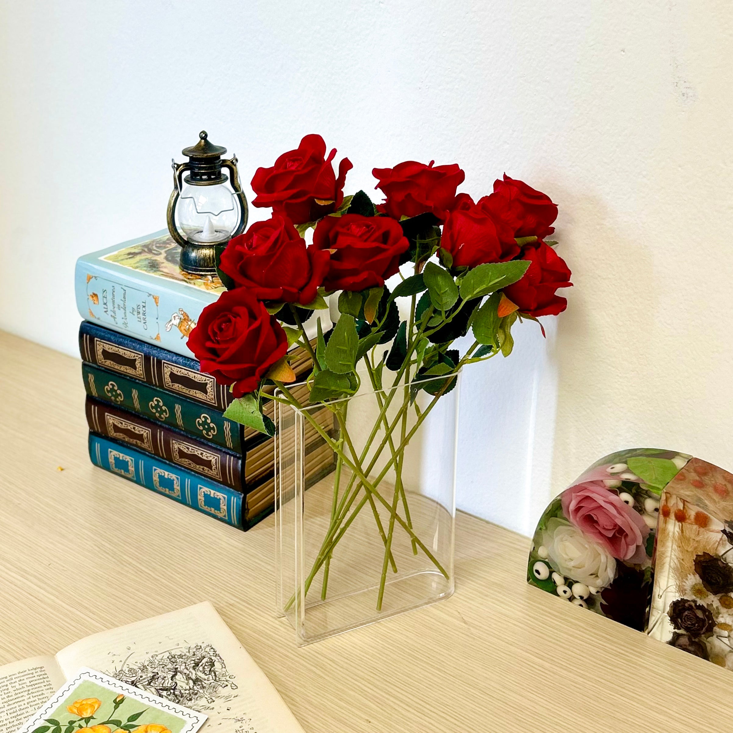 8PCS Artificial Roses