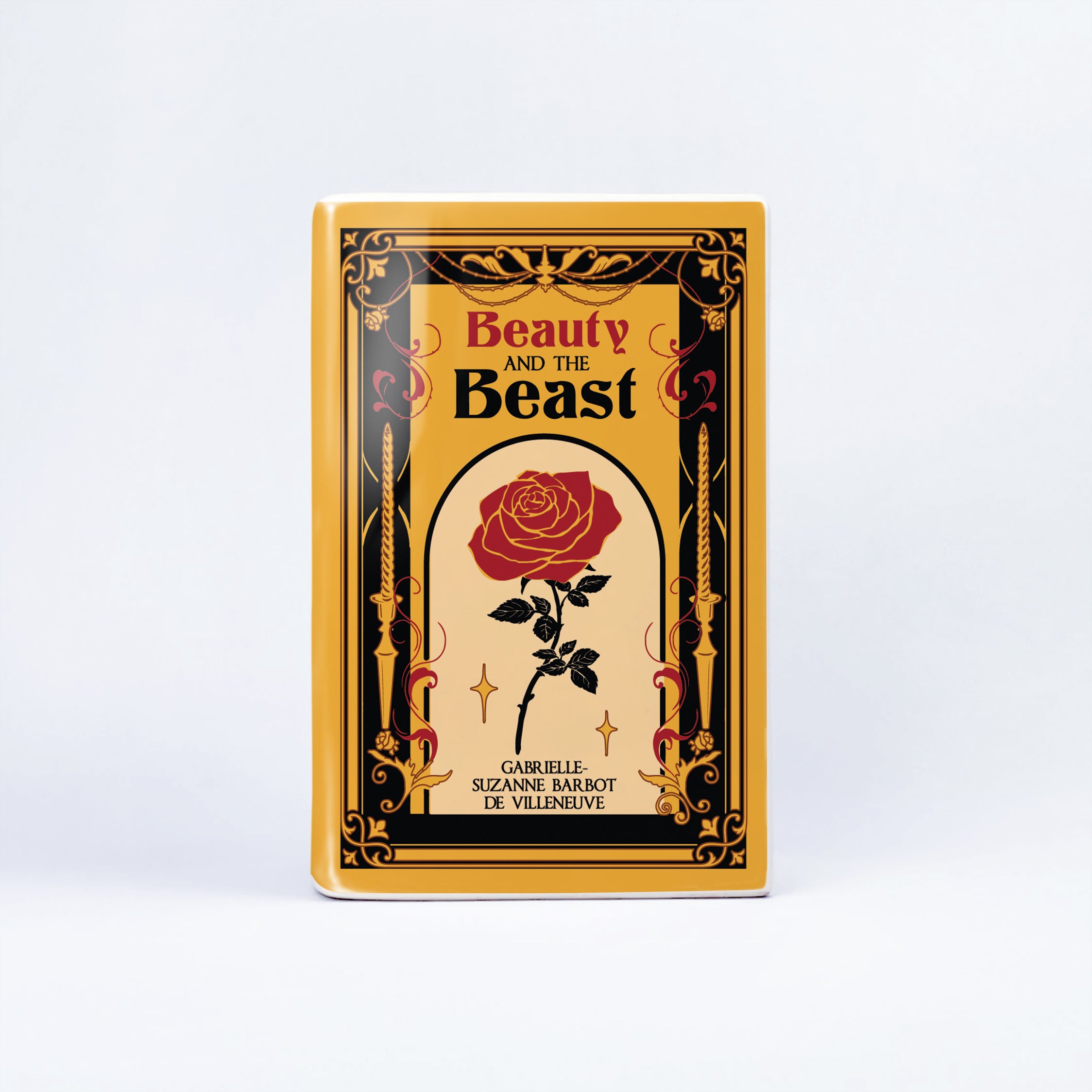 Beauty and the Beast Ceramic Book Vase - Large