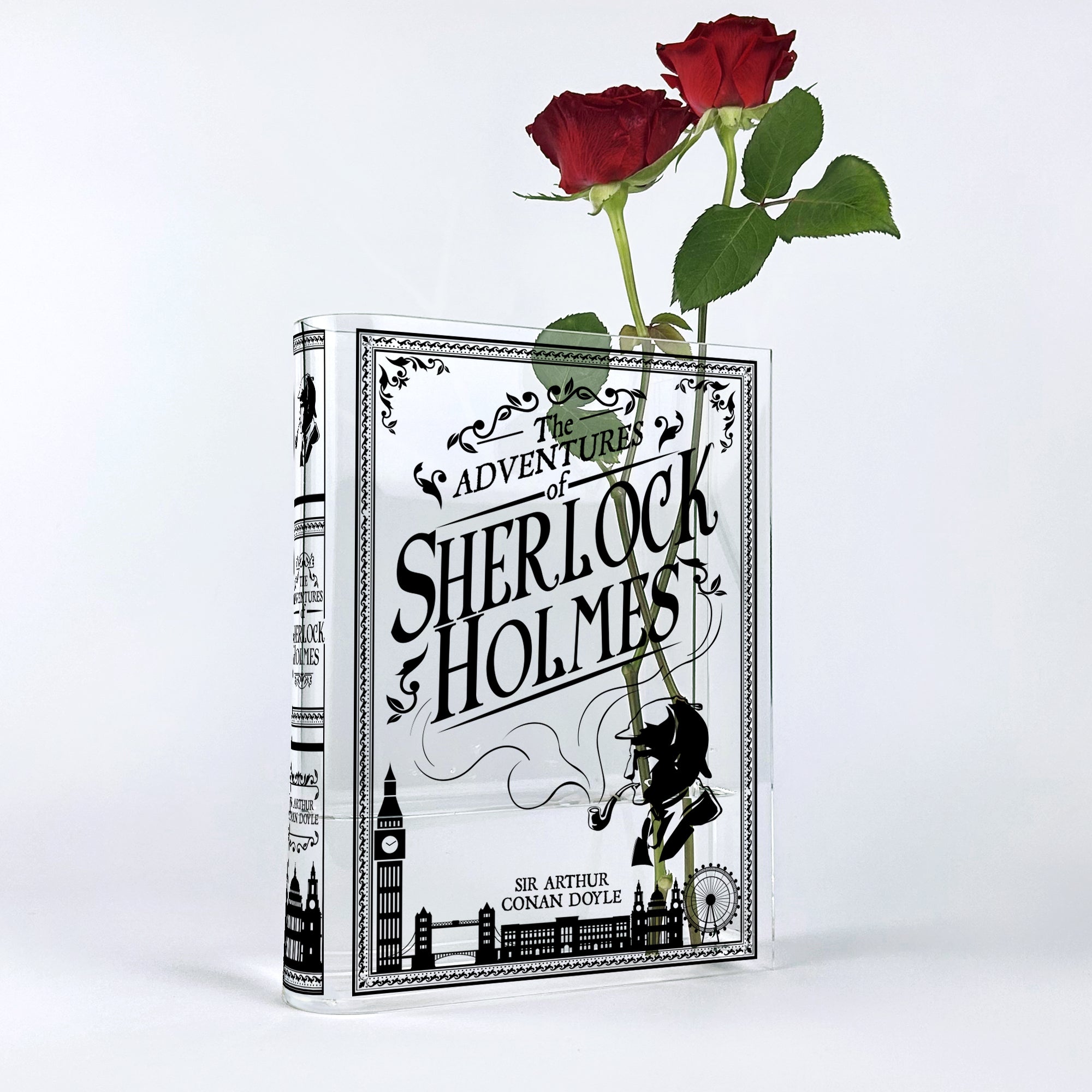 Sherlock Holmes Acrylic Book Vase