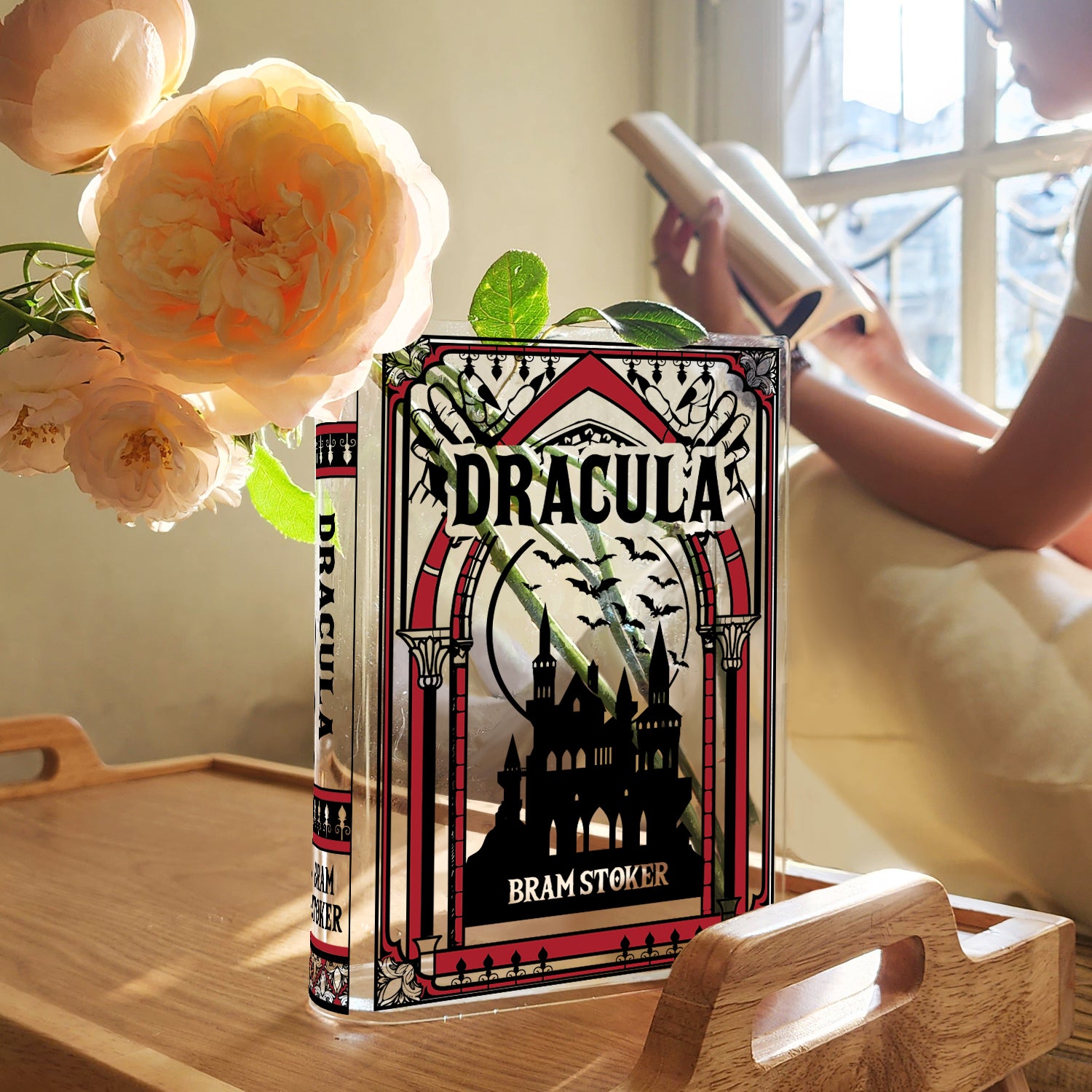 Dracula Acrylic Book Vase - Colorful