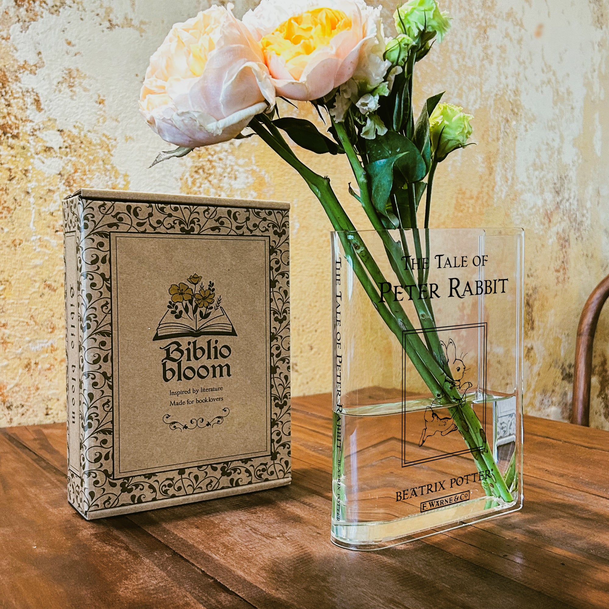 The Tale of Peter Rabbit Acrylic Book Vase