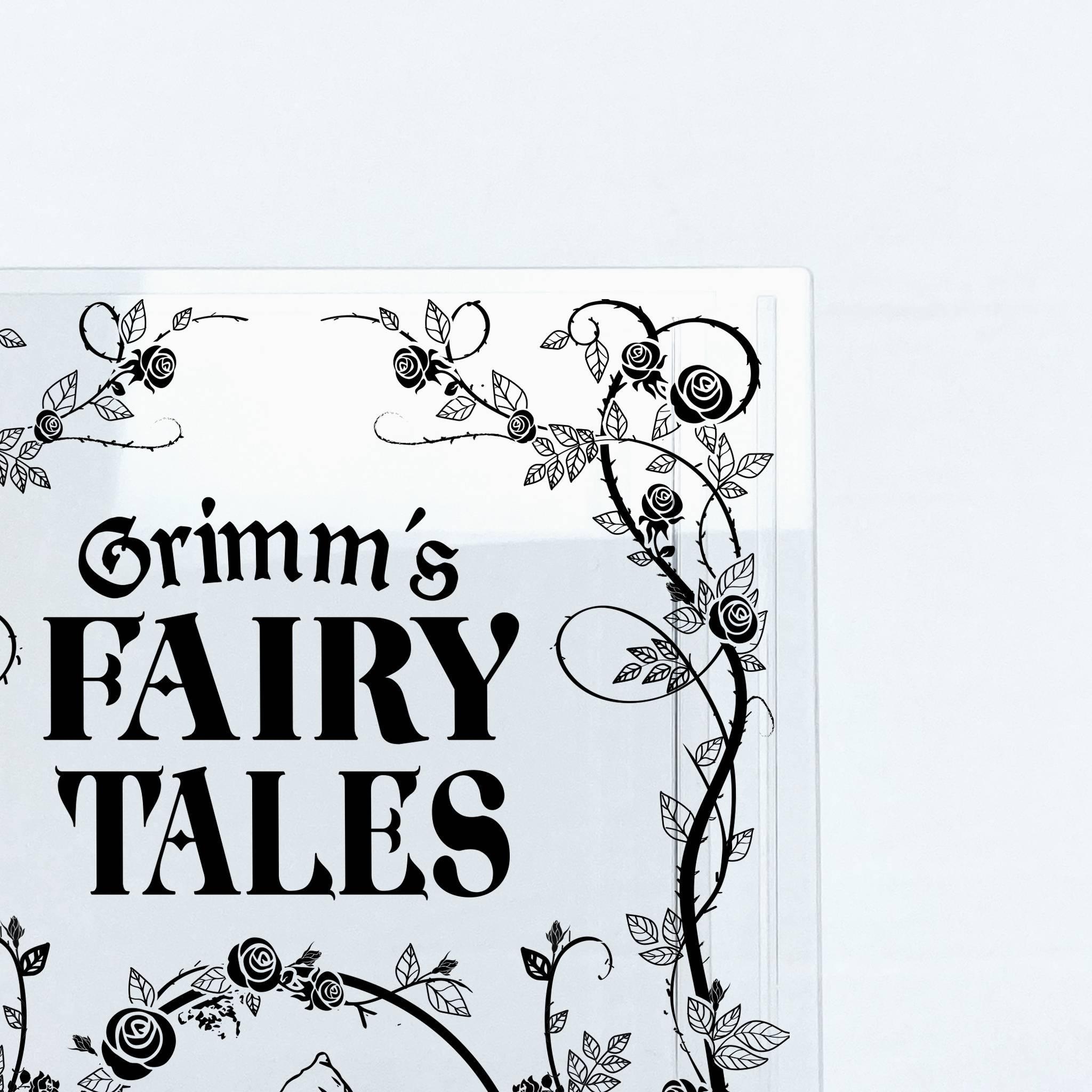 Grimms' Fairy Tales Acrylic Book Vase