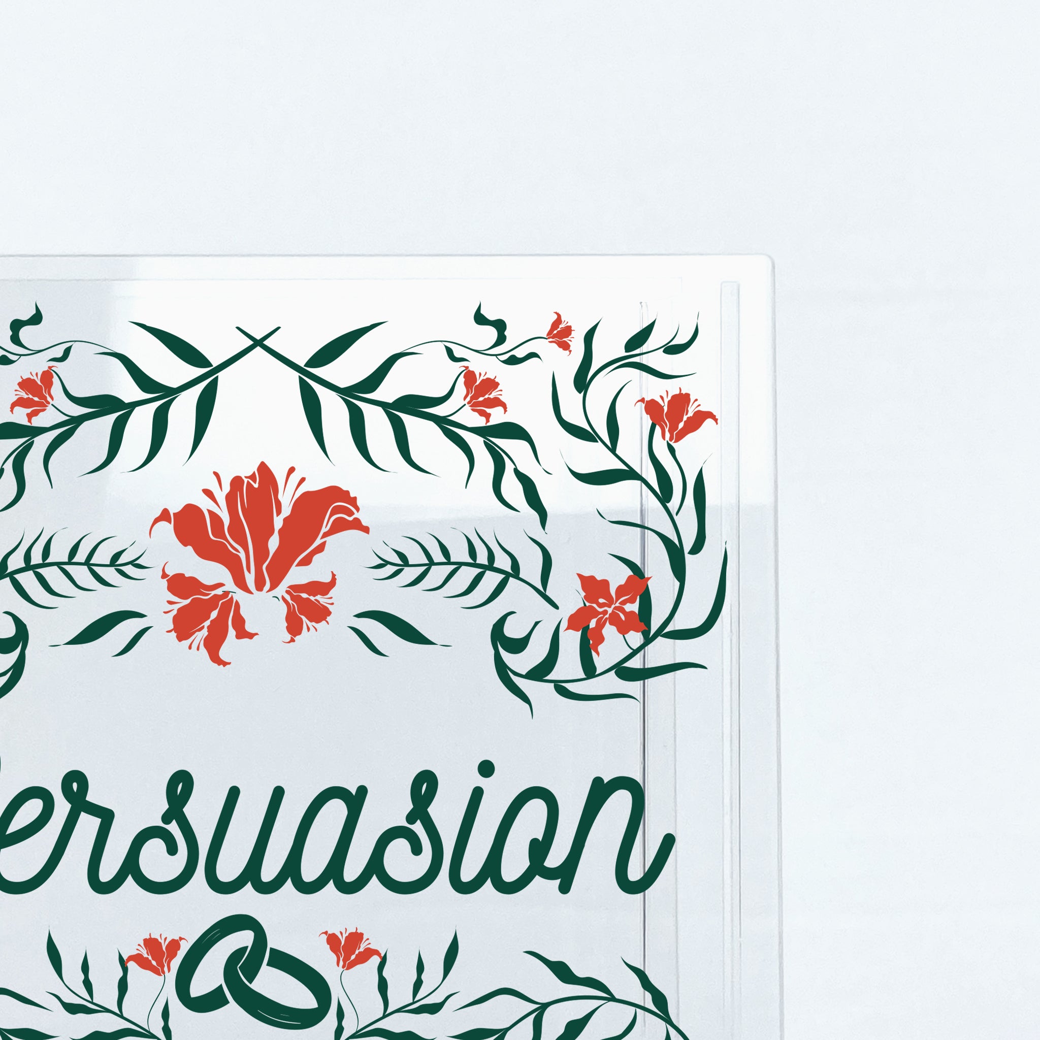 Persuasion Acrylic Book Vase - II