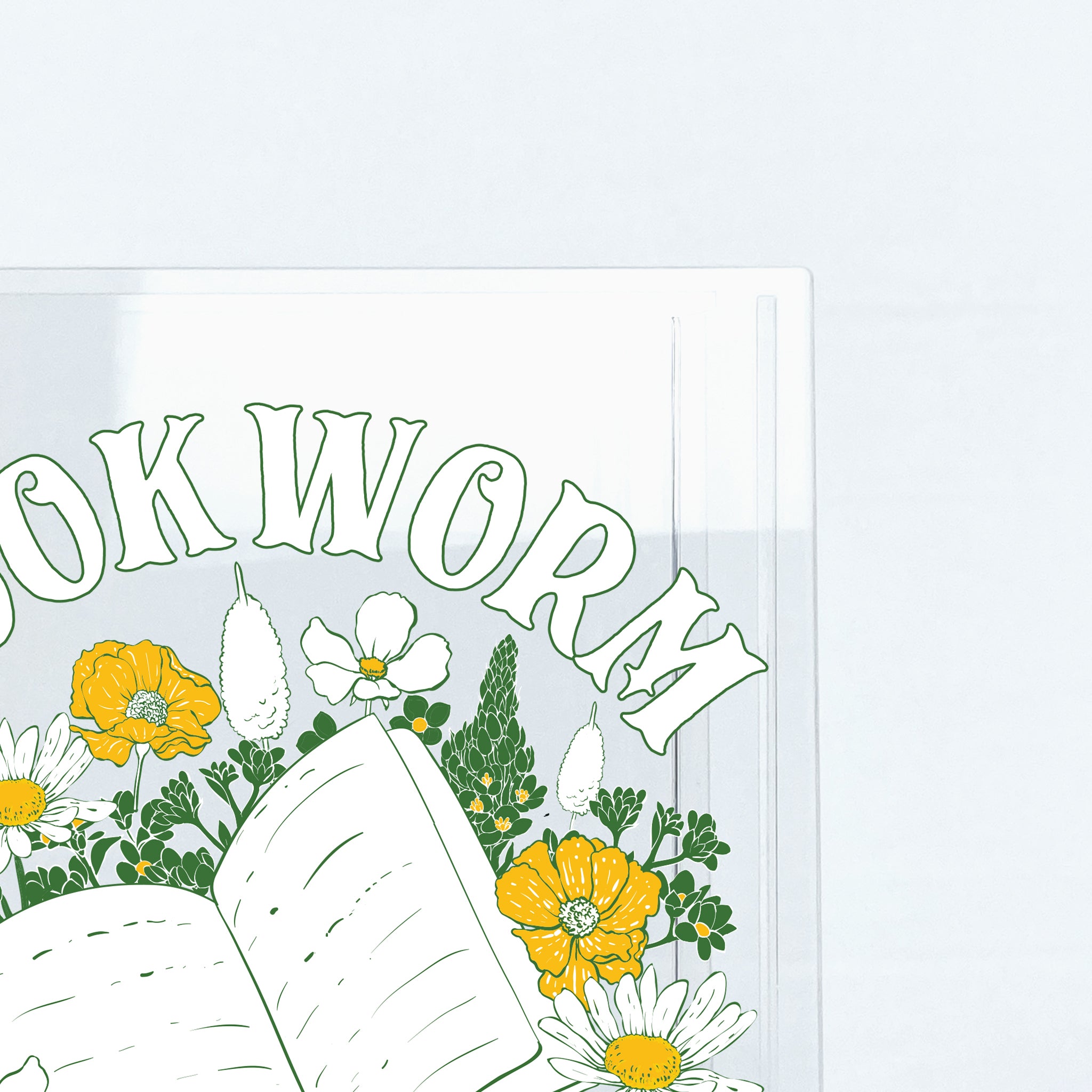 Bookworm Acrylic Book Vase